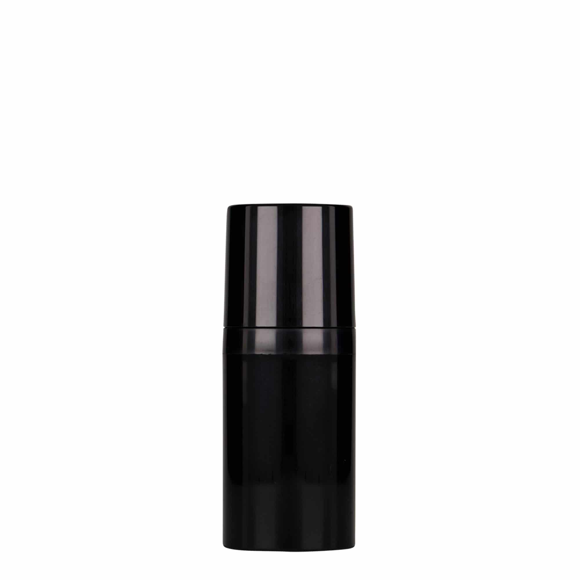 Dispenser Airless 30 ml „Mezzo”, plastic PP, negru