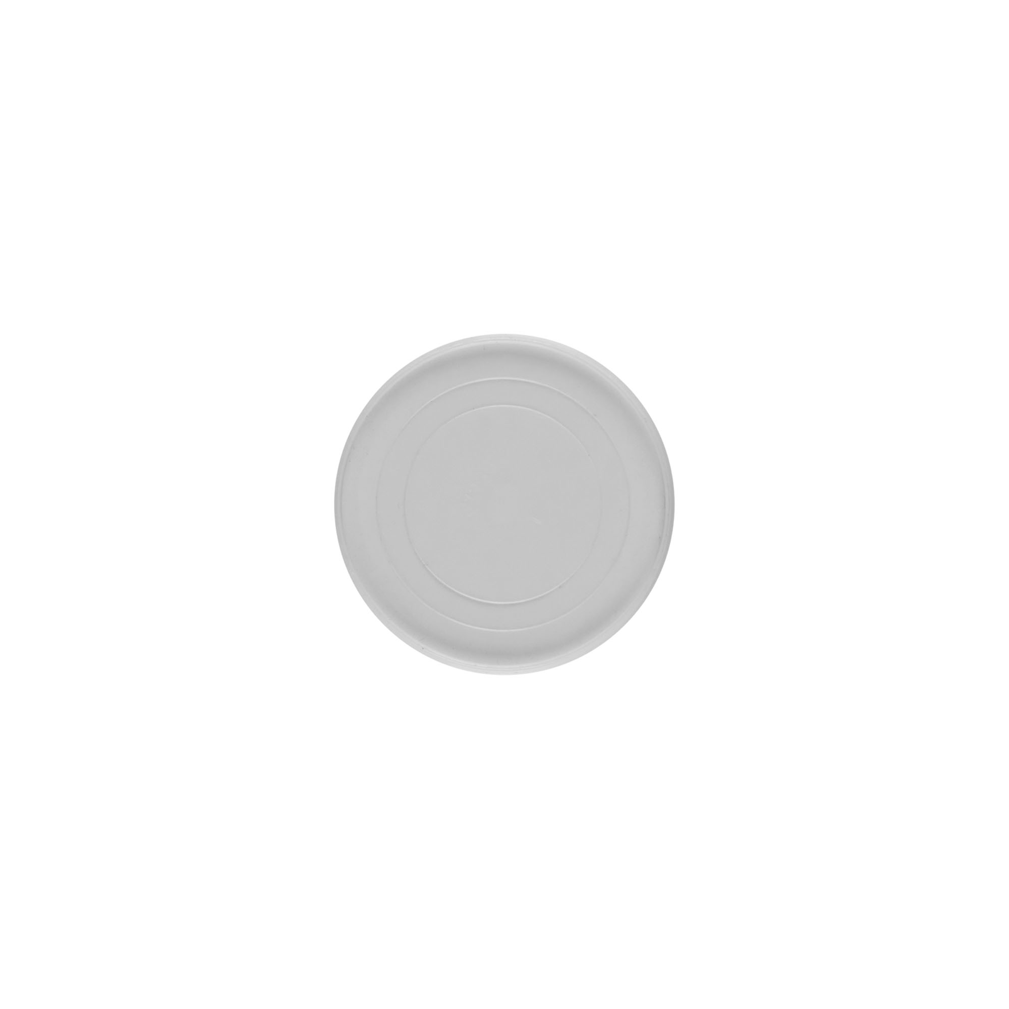 Disc de acoperire pentru 5 ml 'Bianca', plastic PP, alb