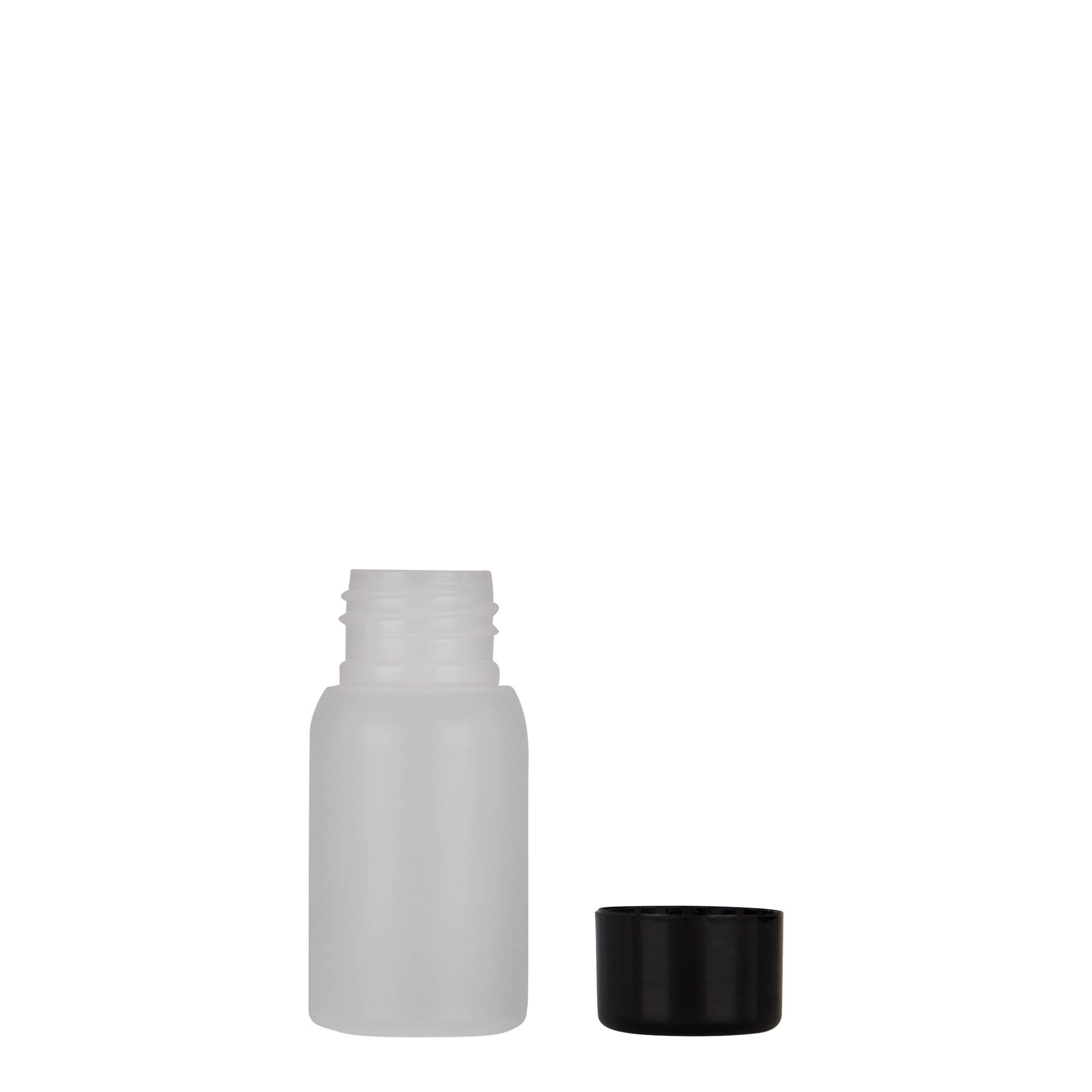 Flacon din plastic de 30 ml „Tuffy”, HDPE, natural, gât: 24/410 Flacon din plastic de 30 ml „Tuffy”, HDPE, natural, gât: 24/410
