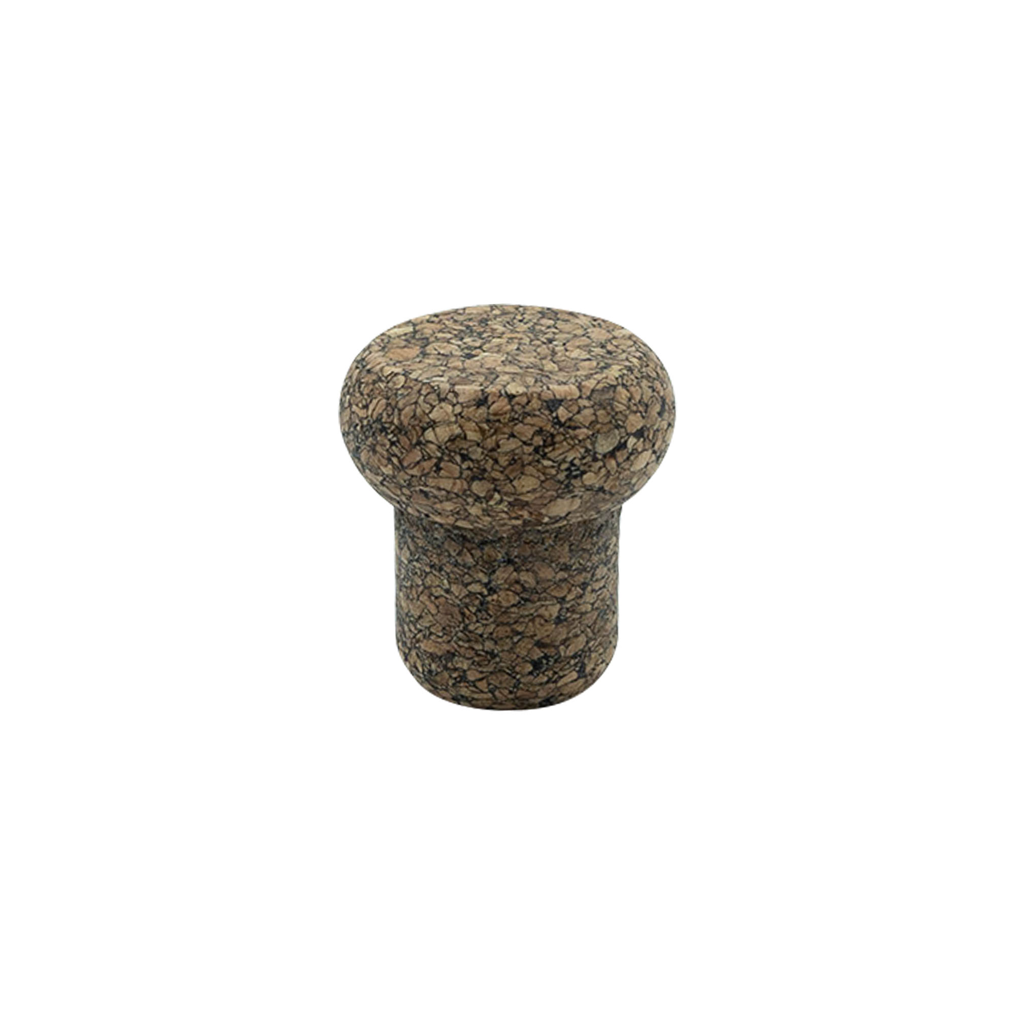 Dop cu mâner „Barrel” 22,5 mm, Corkcoal, pentru gură: dop de plută