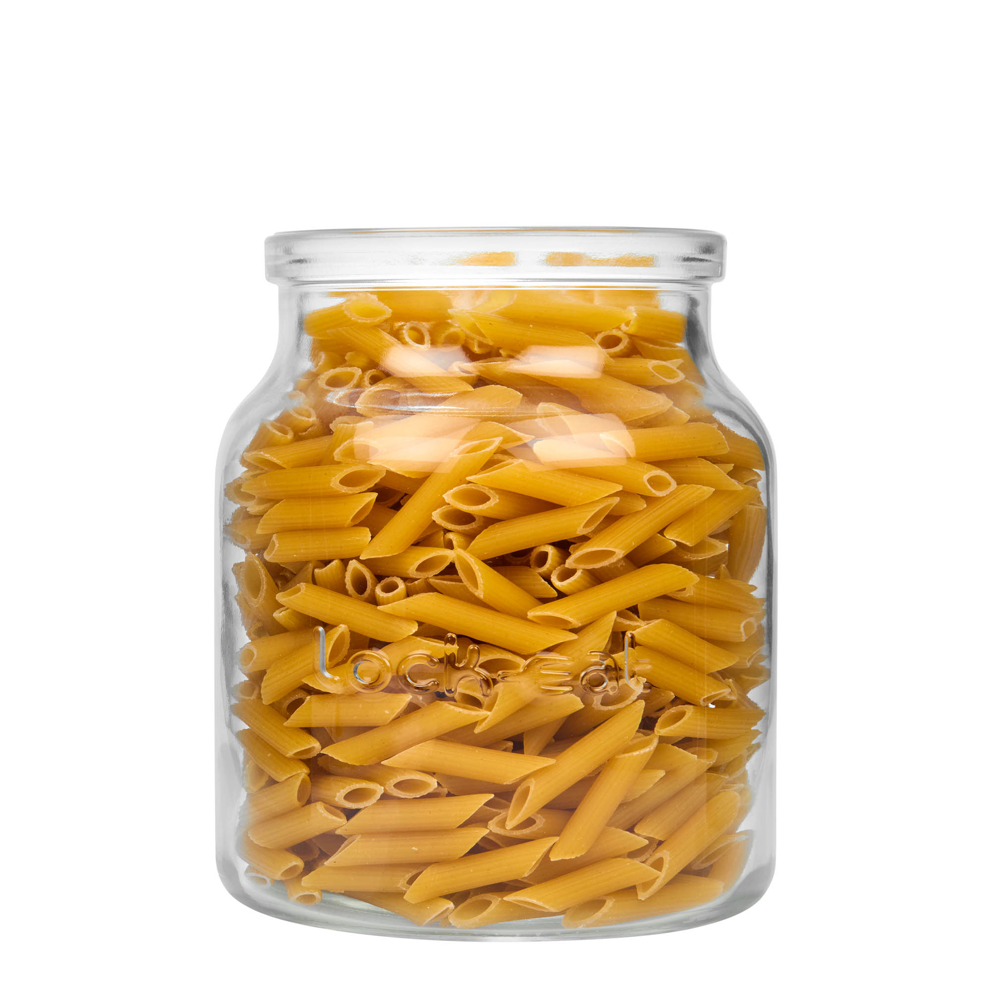 2.000 ml borcan cu clemă metalică „Lock-Eat”, gura borcanului: închidere cu clemă metalică