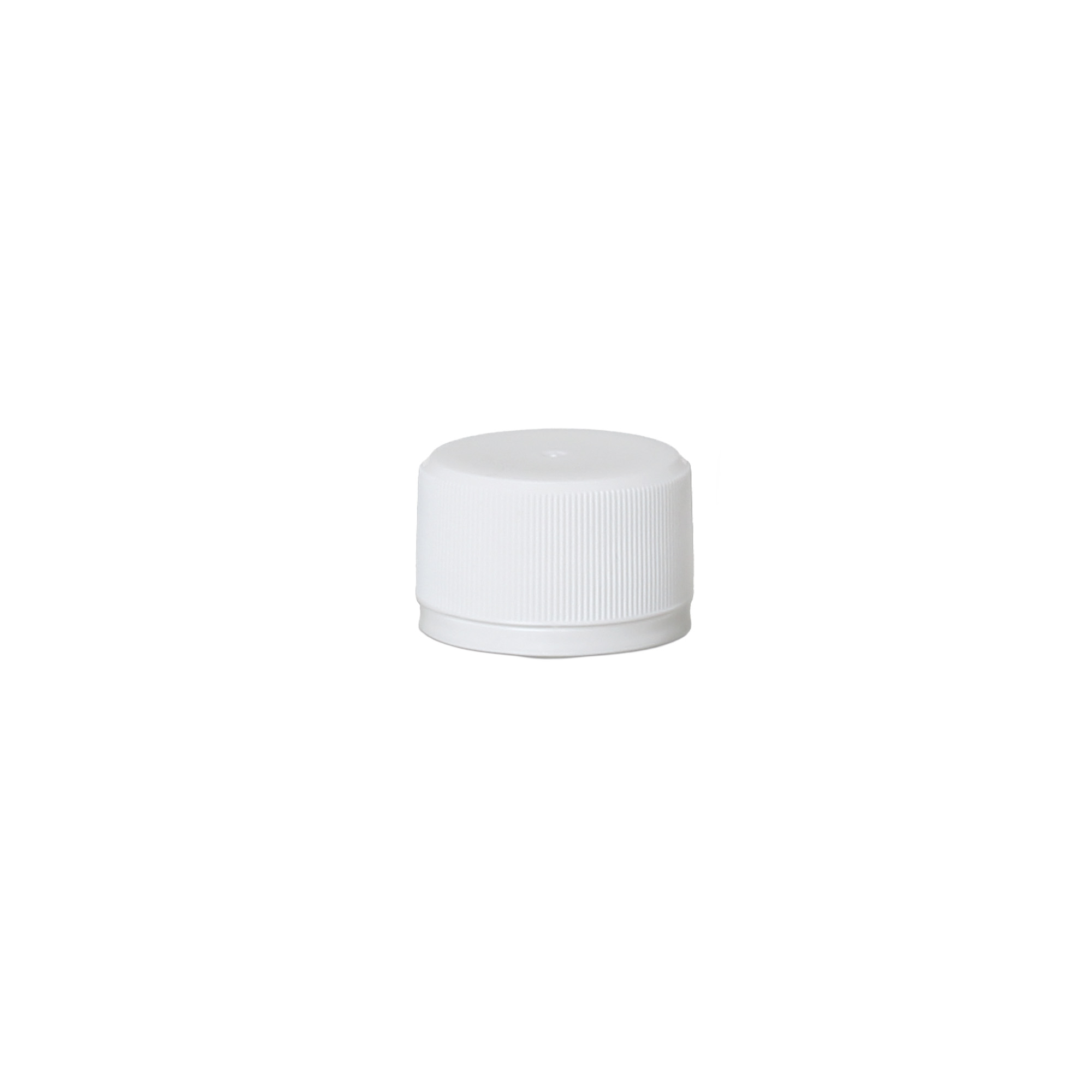 Capac cu filet varianta A, plastic PP, alb, pentru gura: PP 28 Capac cu filet varianta A, plastic PP, alb, pentru gura: PP 28