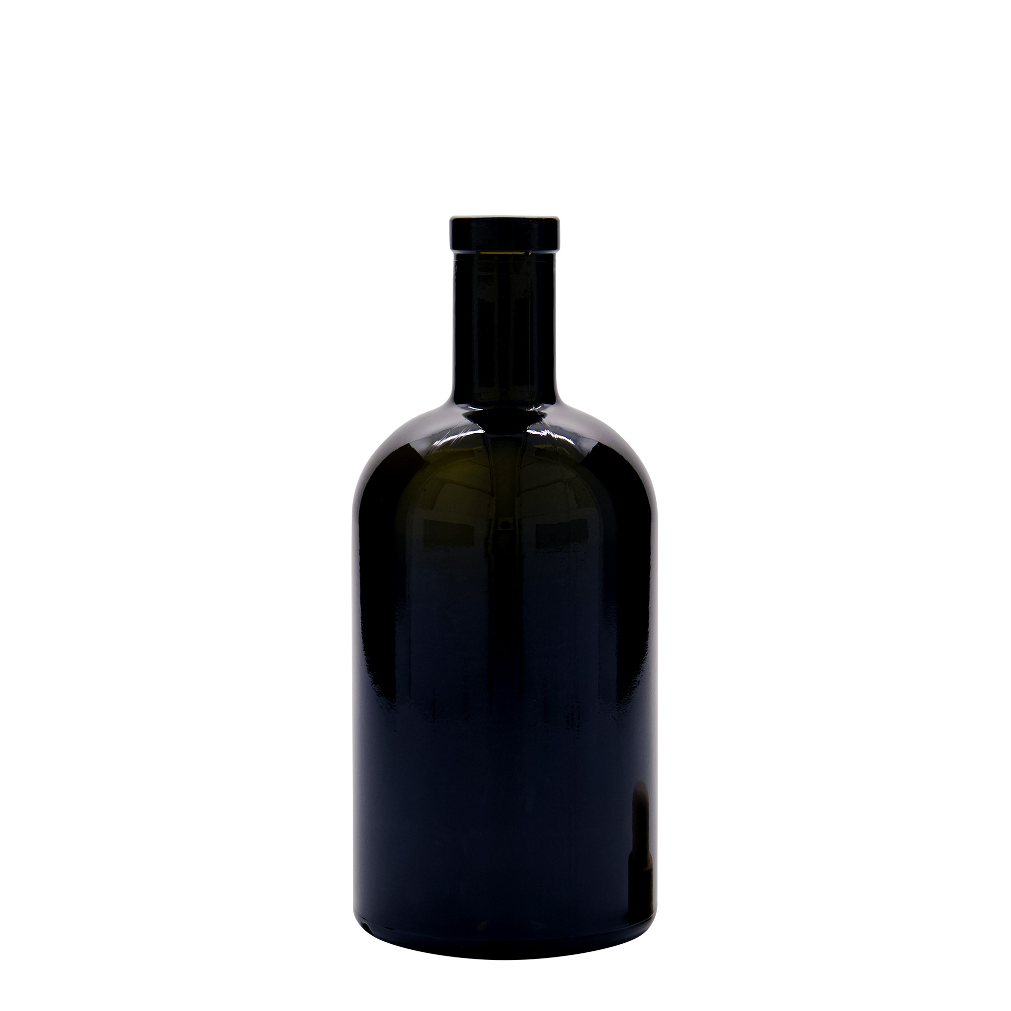 Sticlă de sticlă de 500 ml „Farmacia”, verde antic, gura: plută