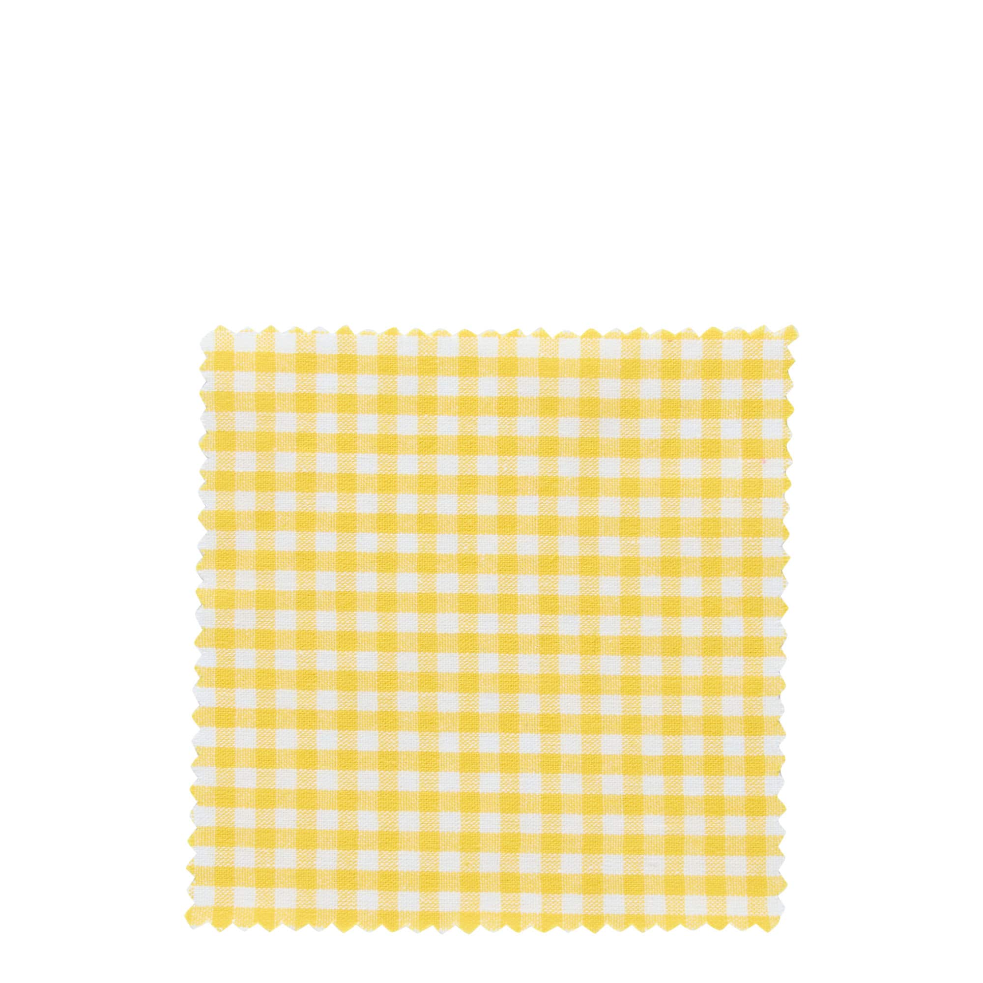Șervețel textil pătrat, în carouri, 12x12 cm, textil, galben, deschidere: TO38-TO53