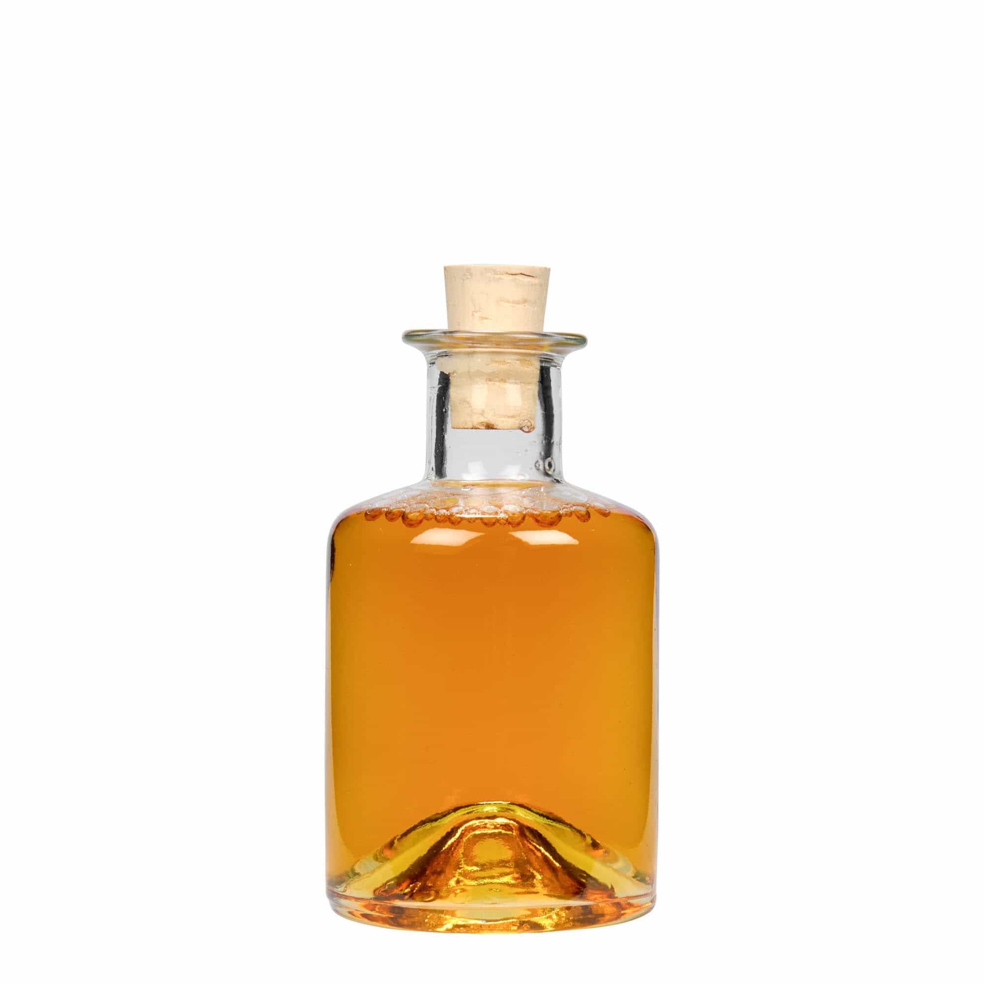 Sticlă de 200 ml pentru farmacie, gura: dop de plută