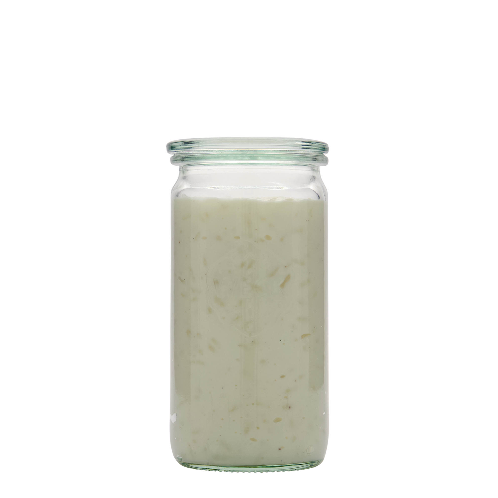 340 ml borcan cilindric WECK, gură: margine rotundă