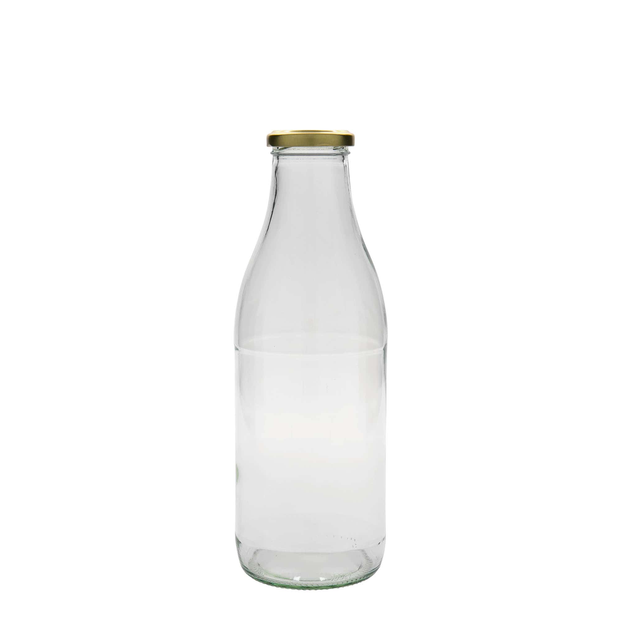 1.000 ml sticlă cu gât larg Lorenzo, gura: Twist-Off (TO 48)