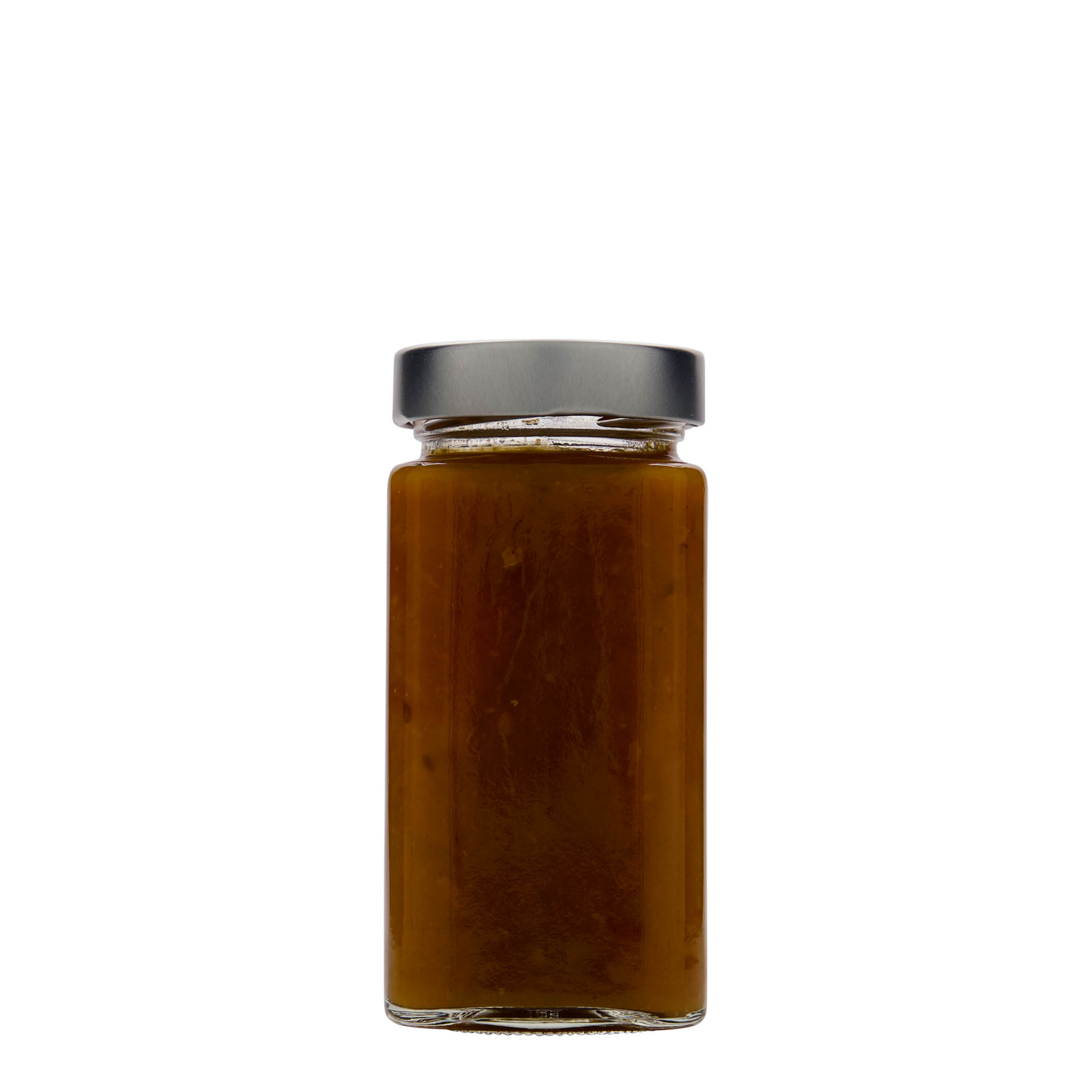 314 ml borcan pătrat „Funny”, gura: Deep-Twist-Off (DTO 58)