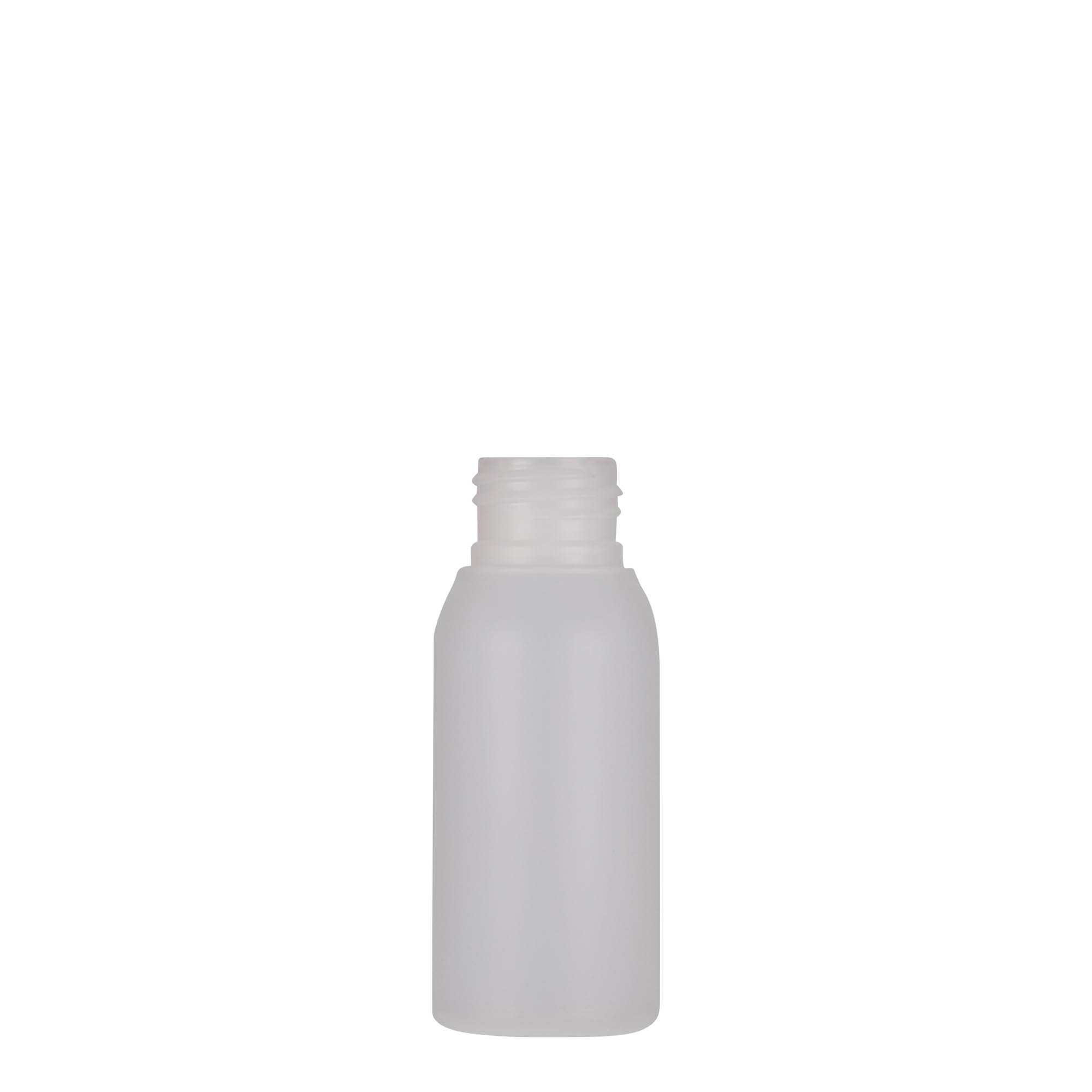Flacon din plastic de 50 ml „Tuffy”, HDPE, natural, gura: 24/410