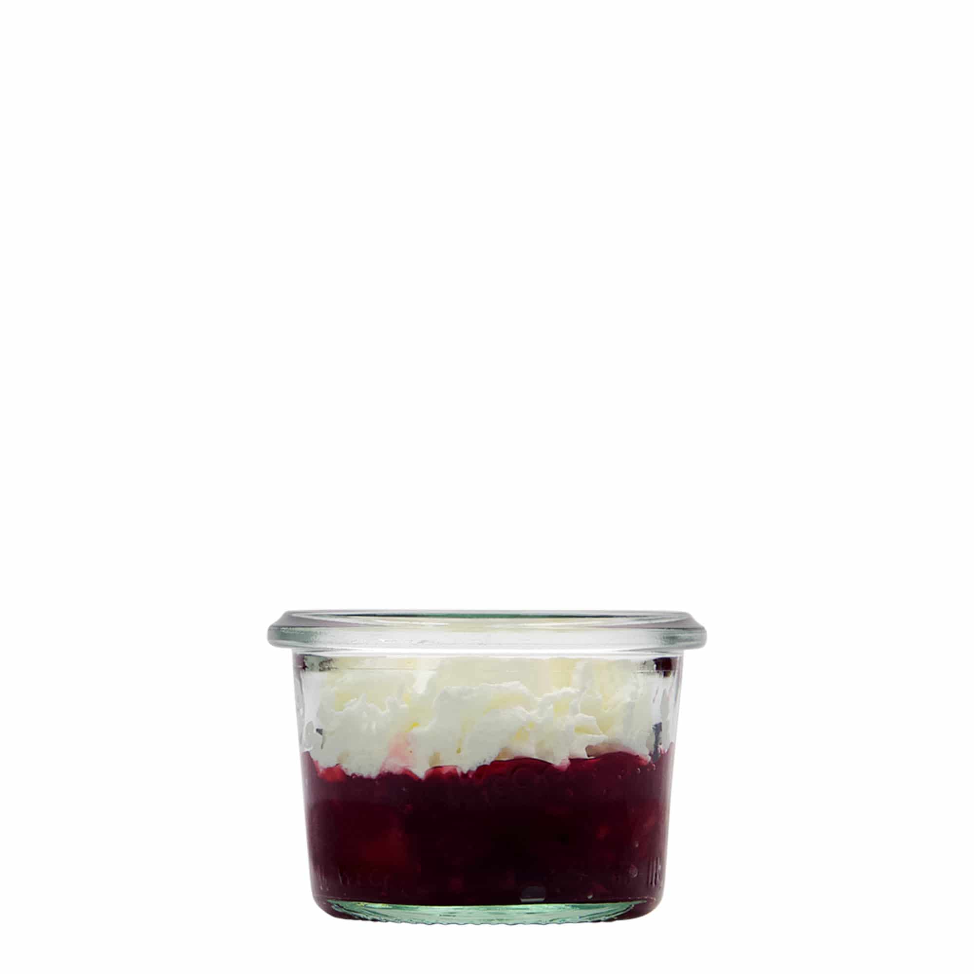 80 ml borcan WECK cu gura rotundă, margine rotundă