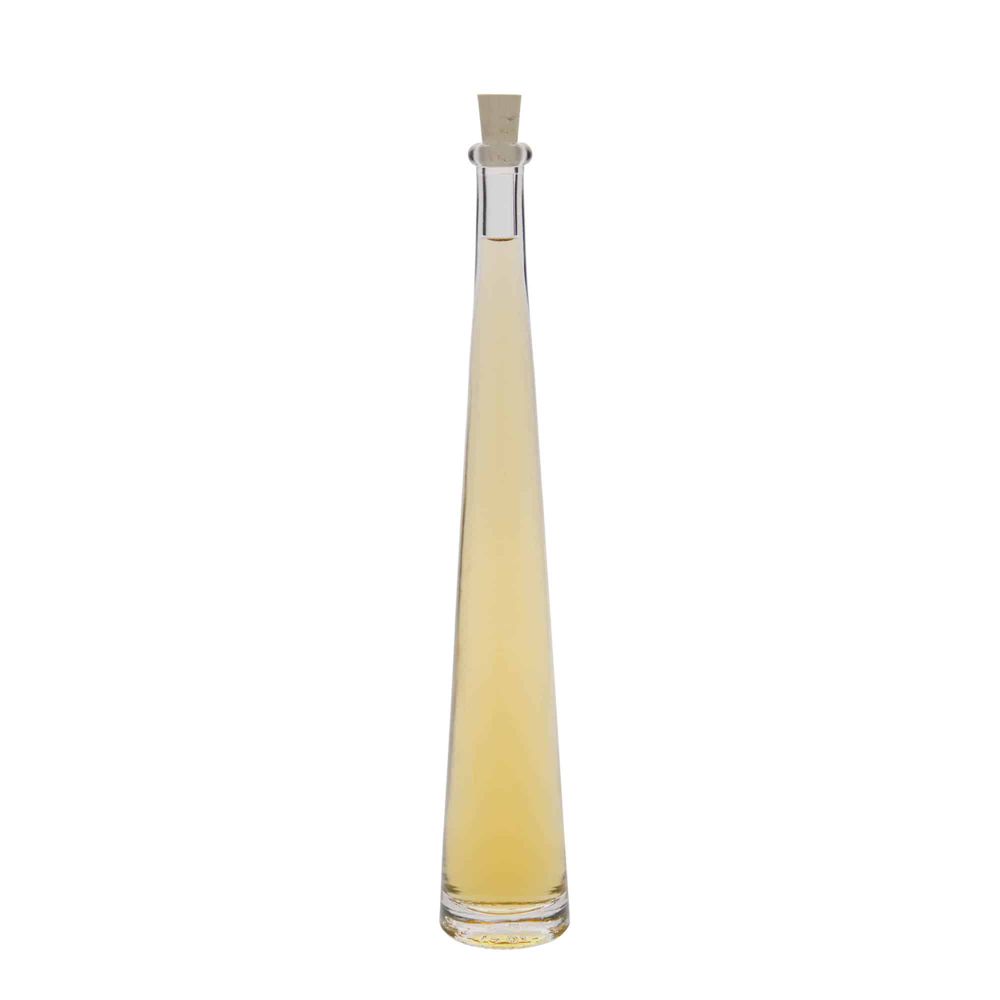 Sticlă de sticlă de 100 ml „Dama Rondo”, gura: dop de plută