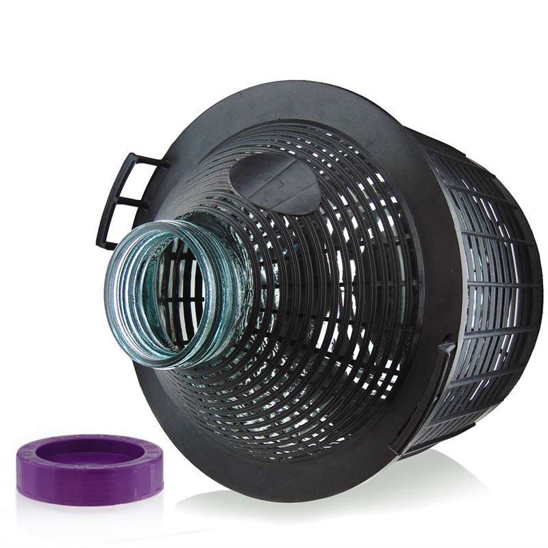 Butelie cu balon de 25 l, gât larg, sticlă, deschidere: capac cu filet Butelie cu balon de 25 l, gât larg, sticlă, deschidere: capac cu filet