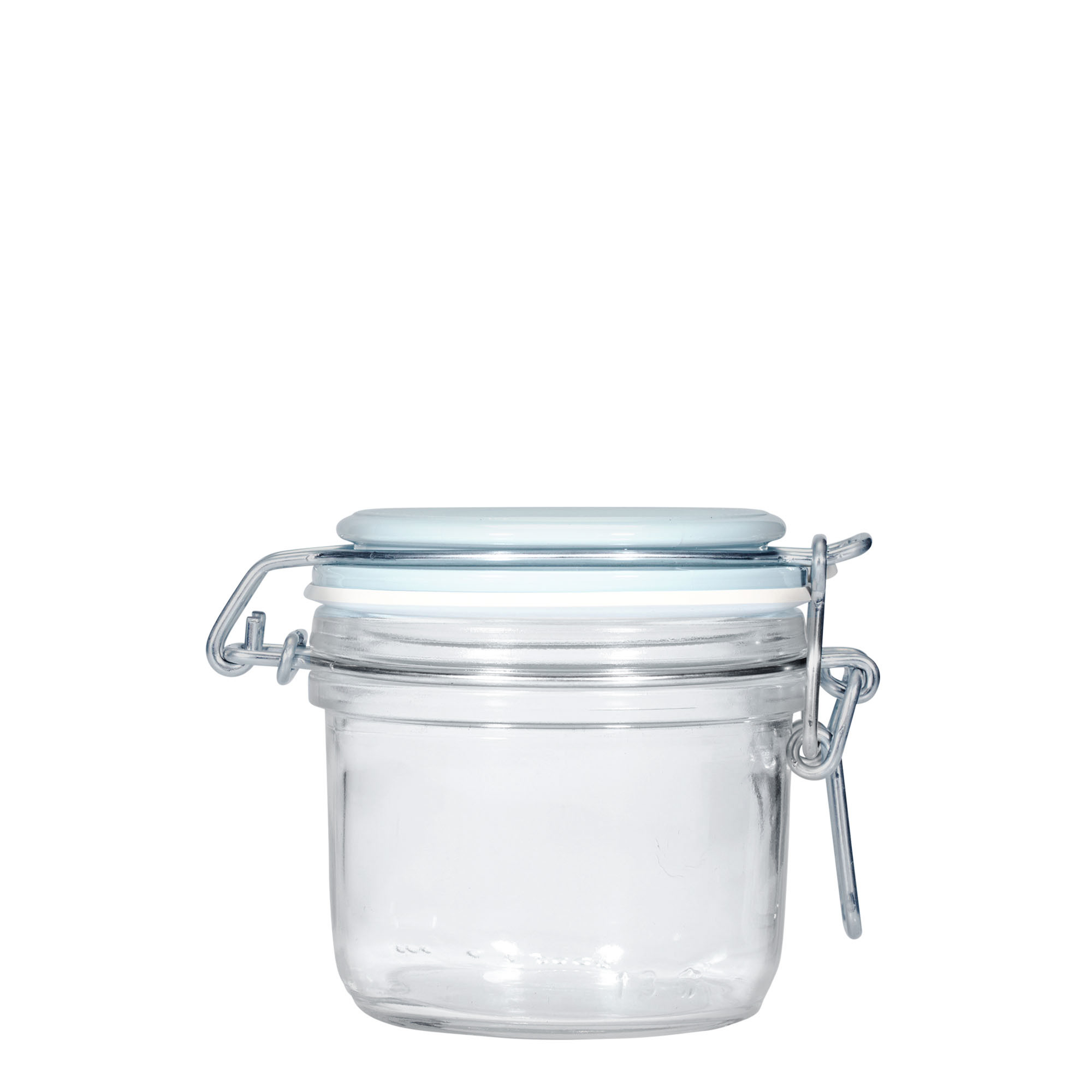 200 ml borcan cu clemă metalică „Fido”, albastru, gura: închidere cu clemă metalică 200 ml borcan cu clemă metalică „Fido”, albastru, gura: închidere cu clemă metalică
