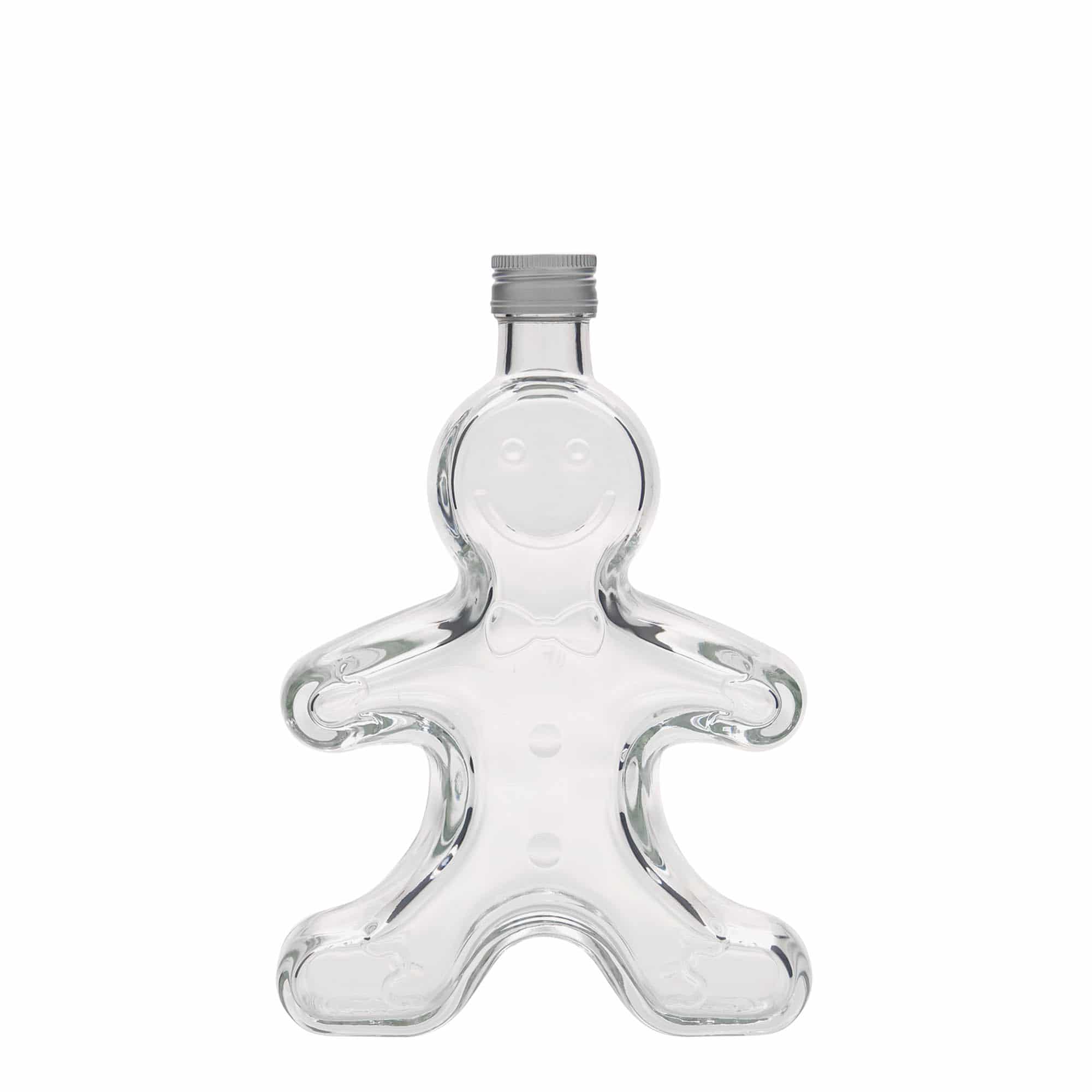Sticlă de 250 ml „Lebkuchenmann”, gura: PP 24