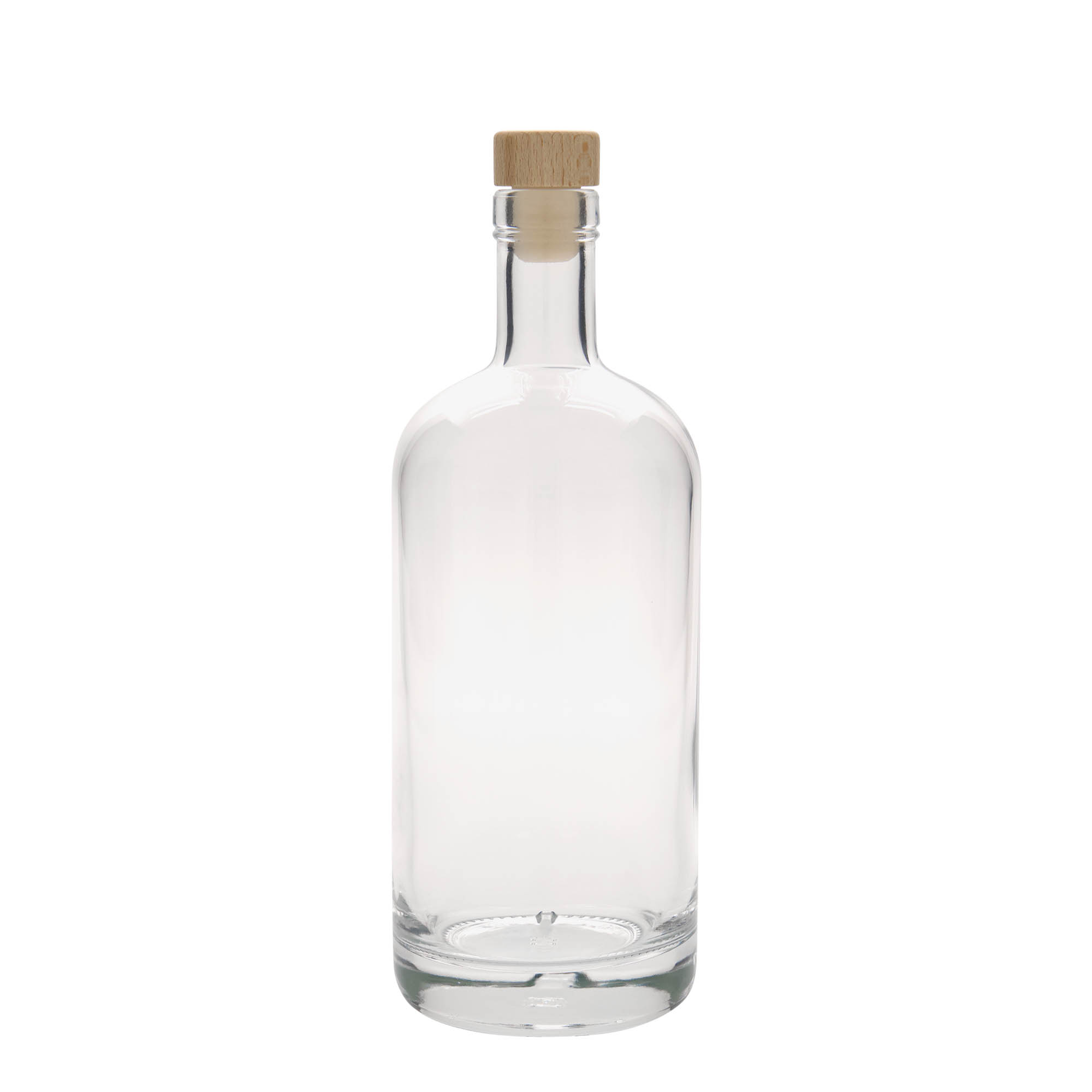 Sticlă de sticlă de 700 ml „Linea Uno”, gura: dop de plută Sticlă de sticlă de 700 ml „Linea Uno”, gura: dop de plută