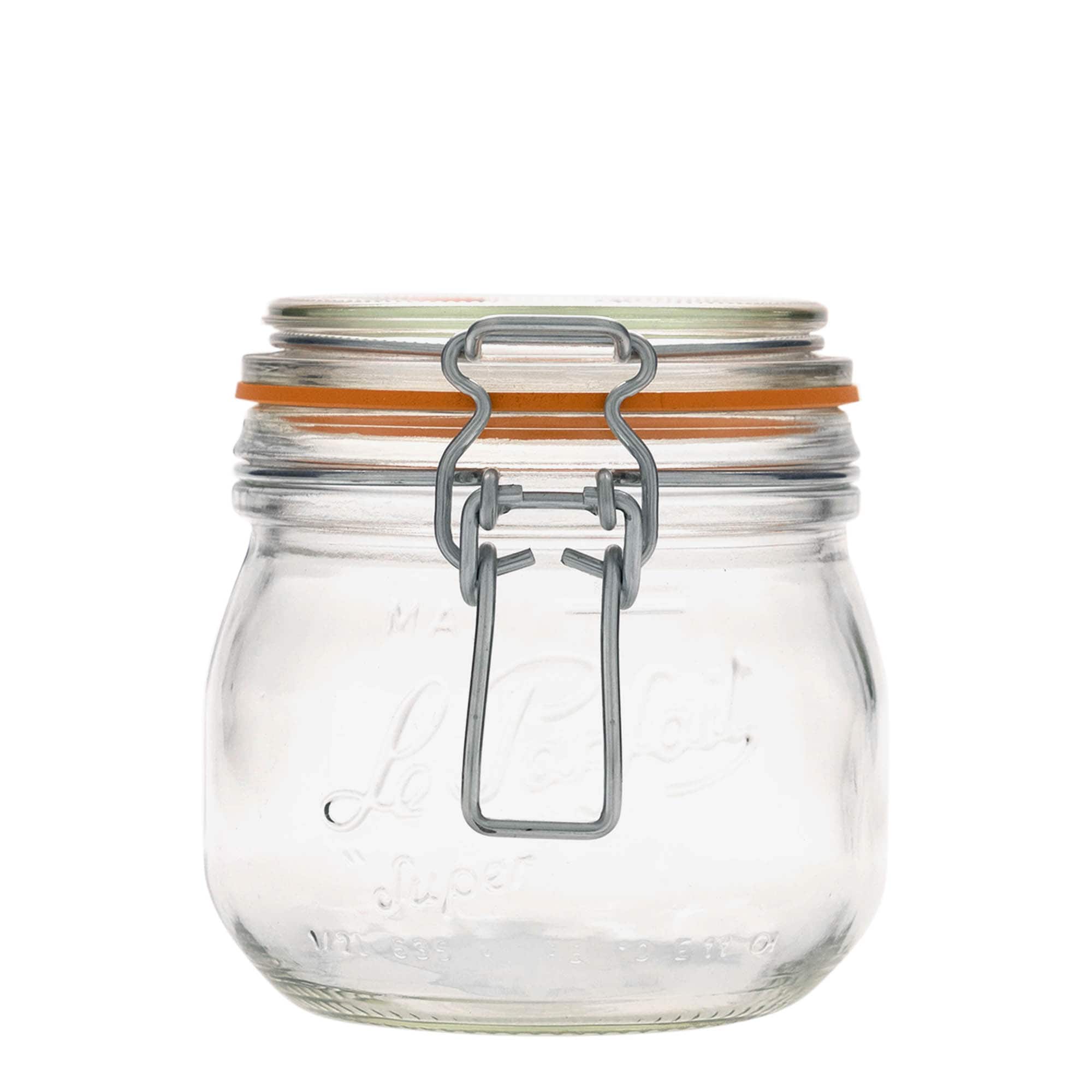 500 ml borcan cu clemă metalică 'Le Parfait Super Bocal', deschidere: închidere cu clemă metalică