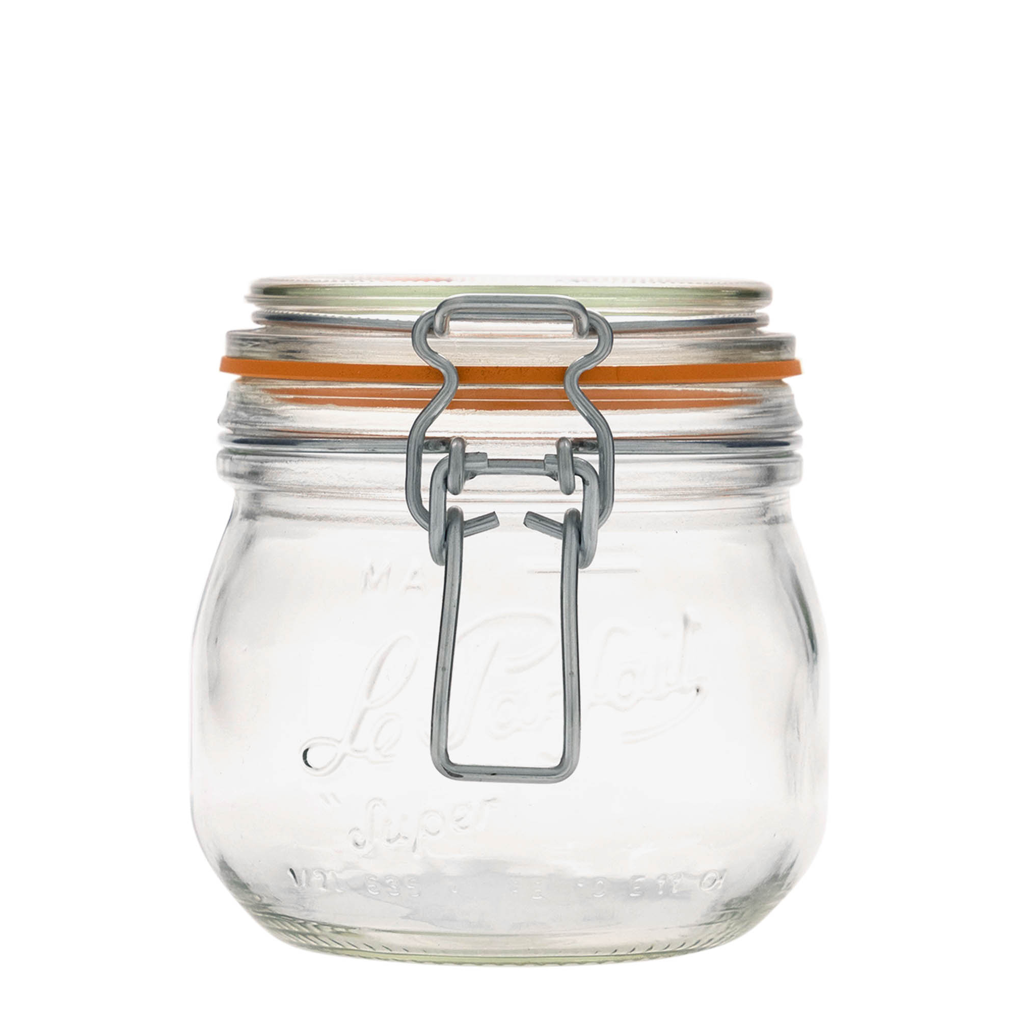 500 ml borcan cu clemă metalică 'Le Parfait Super Bocal', deschidere: închidere cu clemă metalică 500 ml borcan cu clemă metalică 'Le Parfait Super Bocal', deschidere: închidere cu clemă metalică