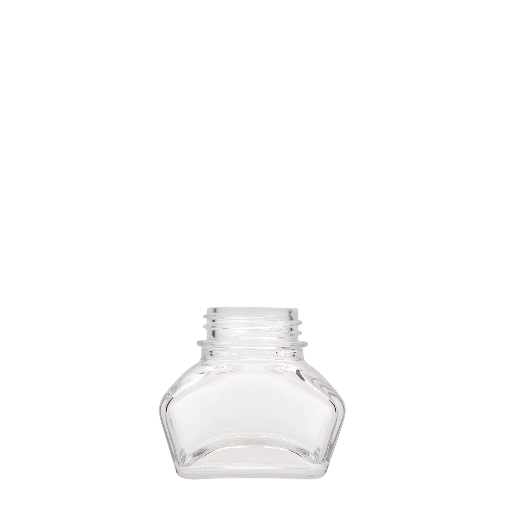 30 ml sticluță de cerneală, dreptunghiulară, gura: capac cu filet 30 ml sticluță de cerneală, dreptunghiulară, gura: capac cu filet