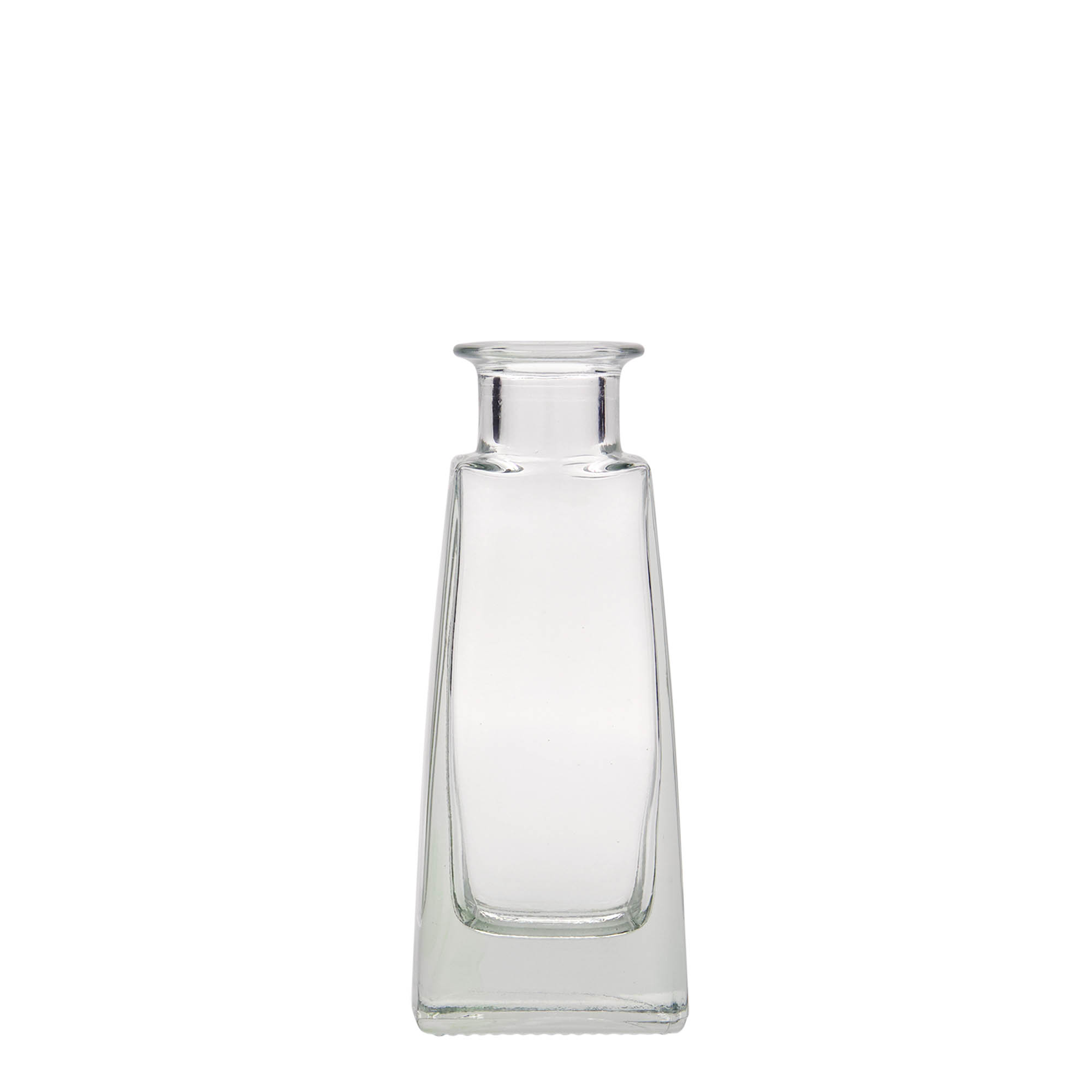 Sticlă de sticlă de 100 ml „Timmy”, dreptunghiulară, gură: dop de plută