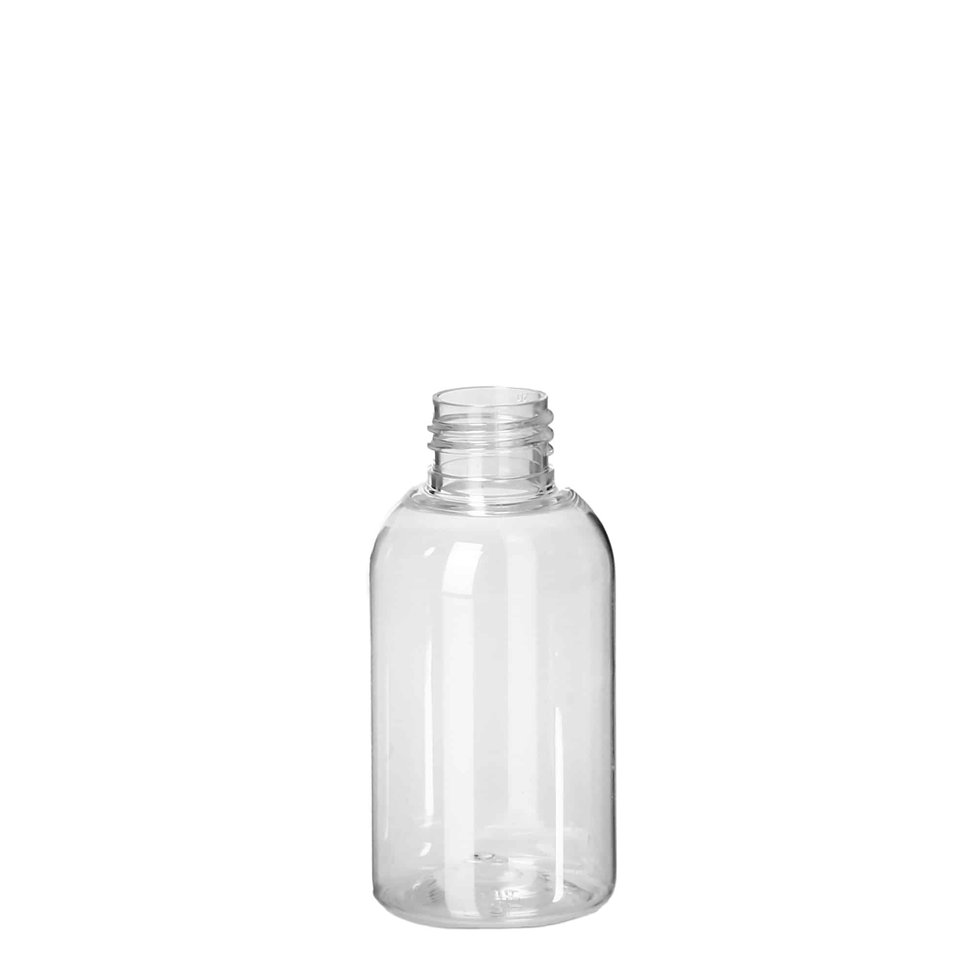 Sticlă PET de 100 ml „Boston”, plastic, gât: 24/410