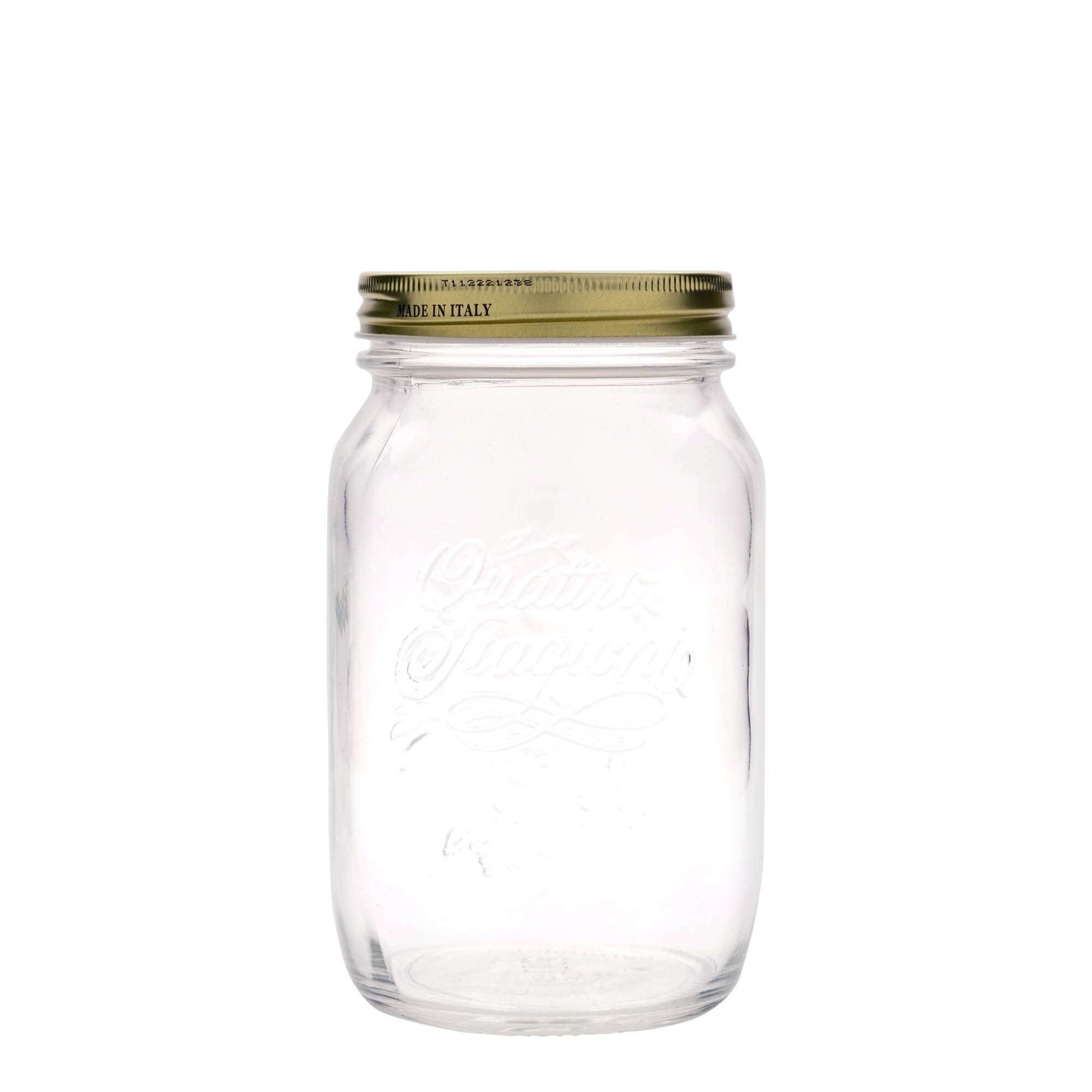 1.000 ml sticlă „Quattro Stagioni”, gură: capac cu filet