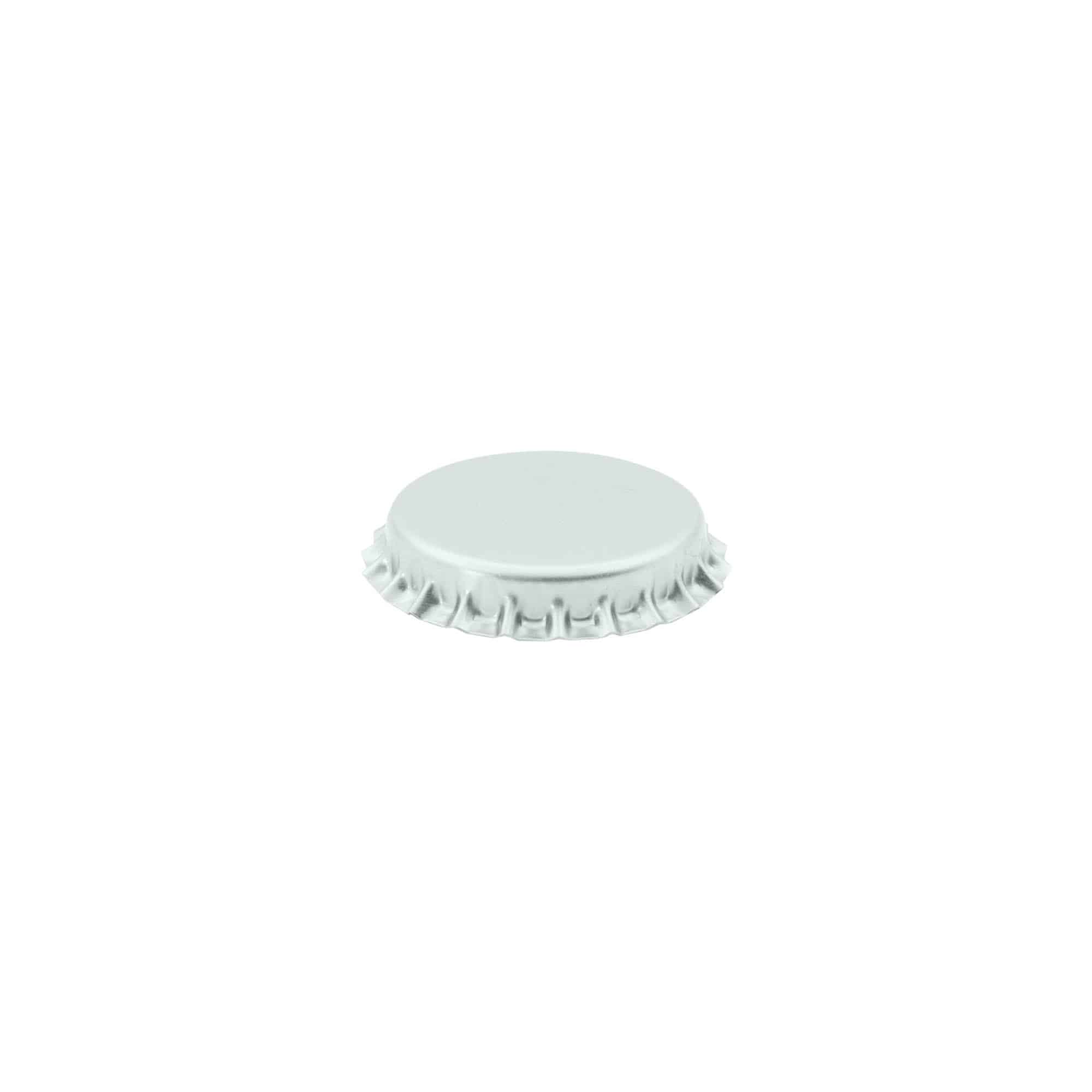 Capace sticle 29 mm, metal, argintiu