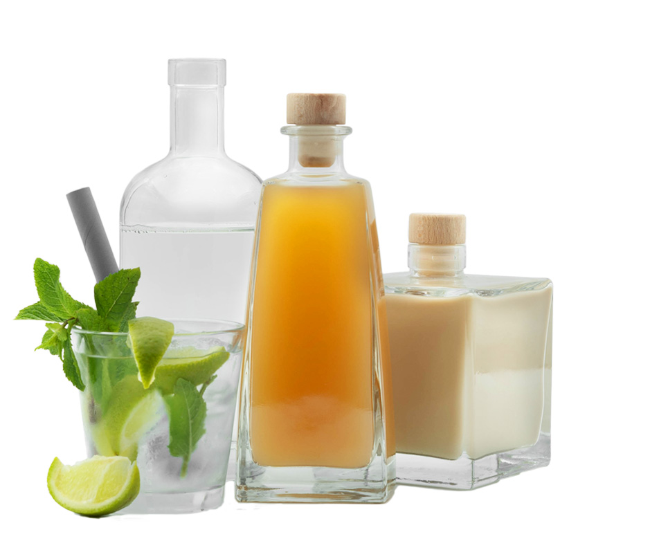 Sticle pentru băuturi spirtoase