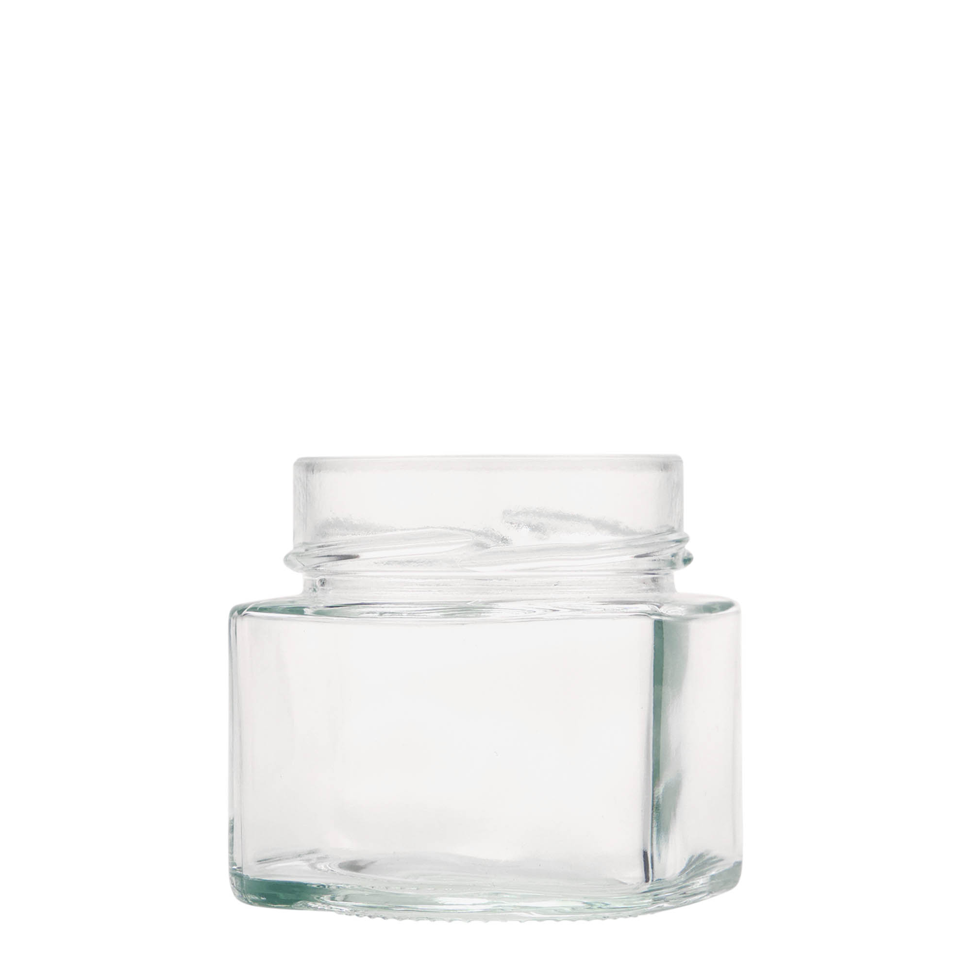 212 ml borcan pătrat 'Kimba', gura: Extra-Deep-Twist-Off (EDTO 70)