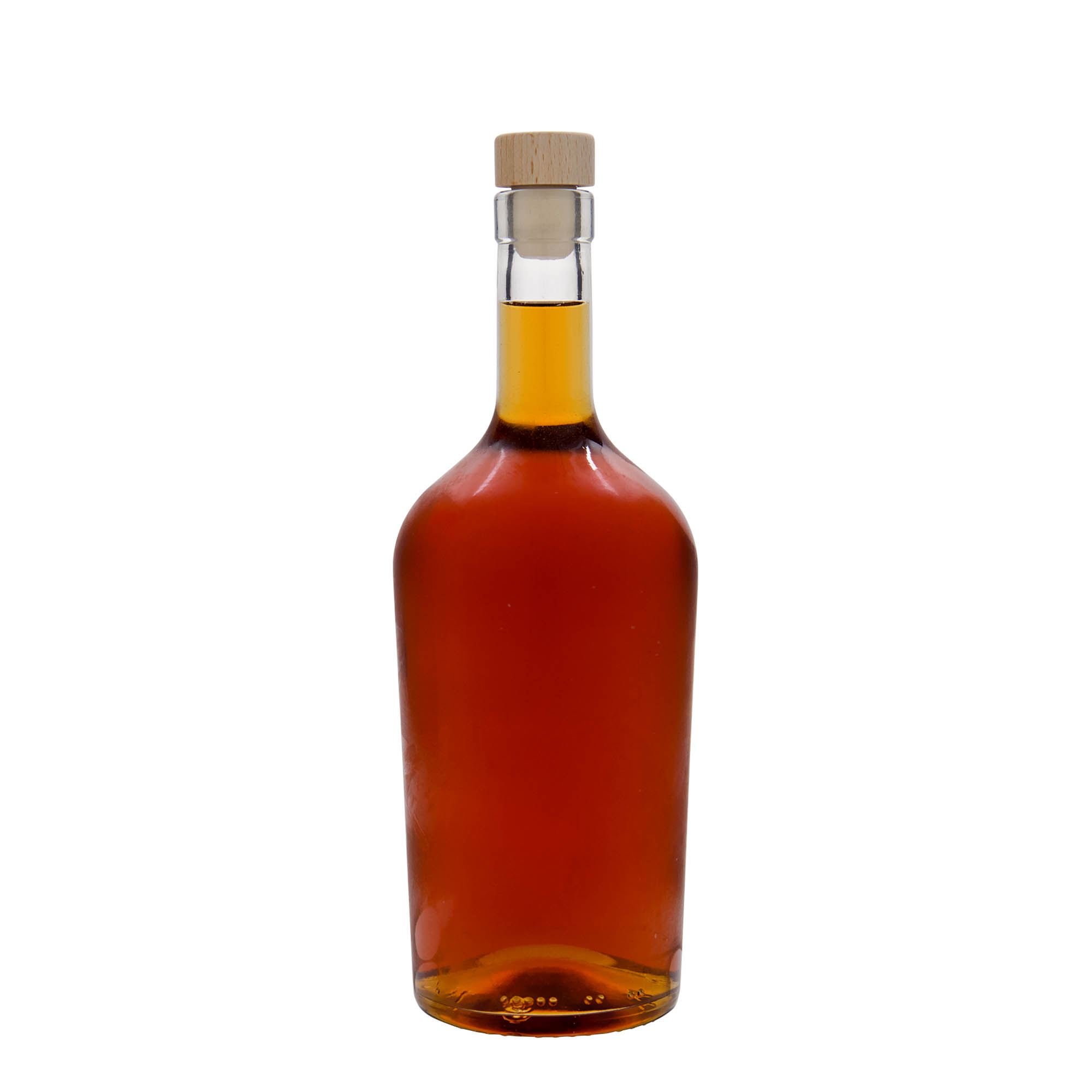 Sticlă de sticlă 700 ml „Margarethe”, gura: dop de plută