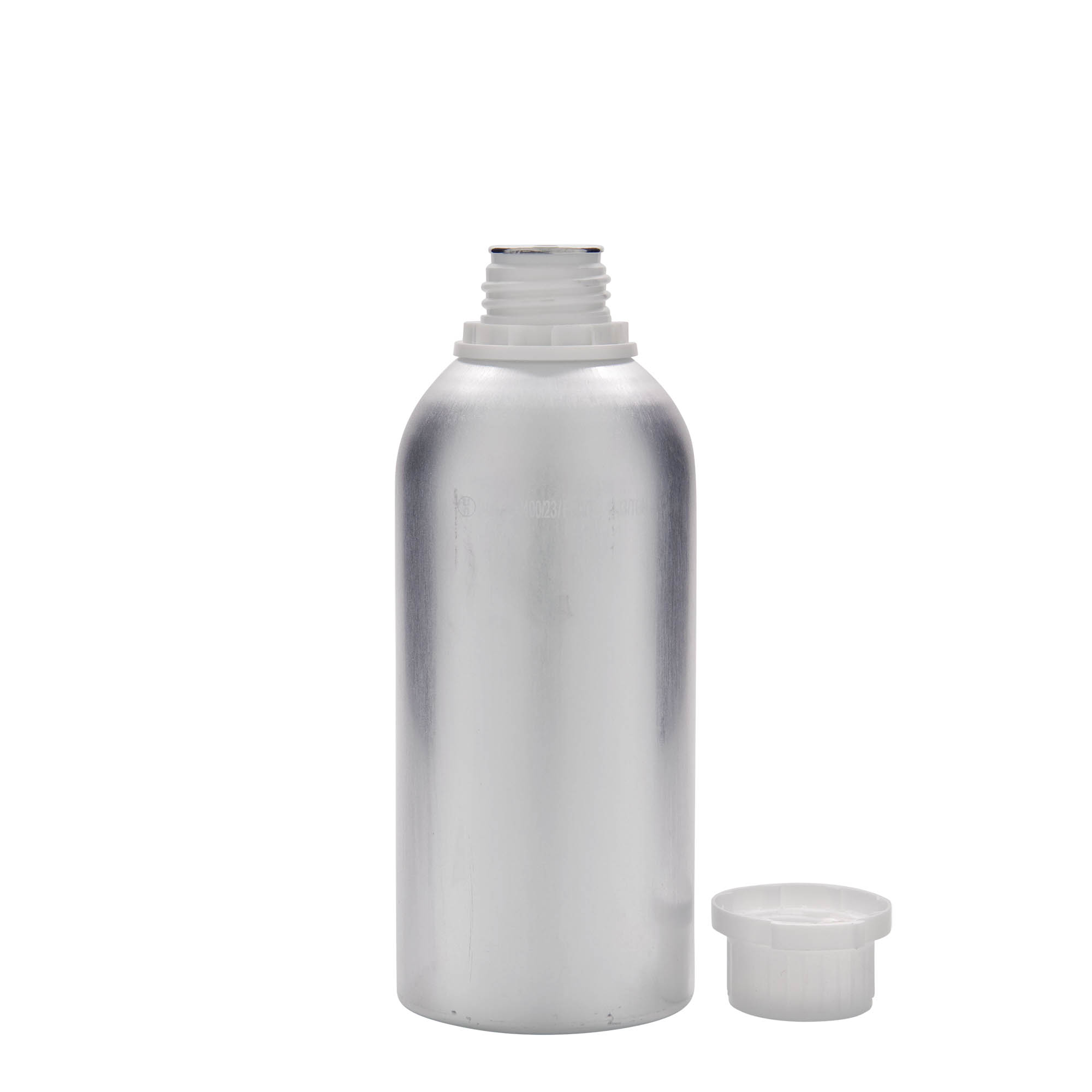 Sticlă de aluminiu de 625 ml, metal, argintiu, gura: DIN 32 Sticlă de aluminiu de 625 ml, metal, argintiu, gura: DIN 32