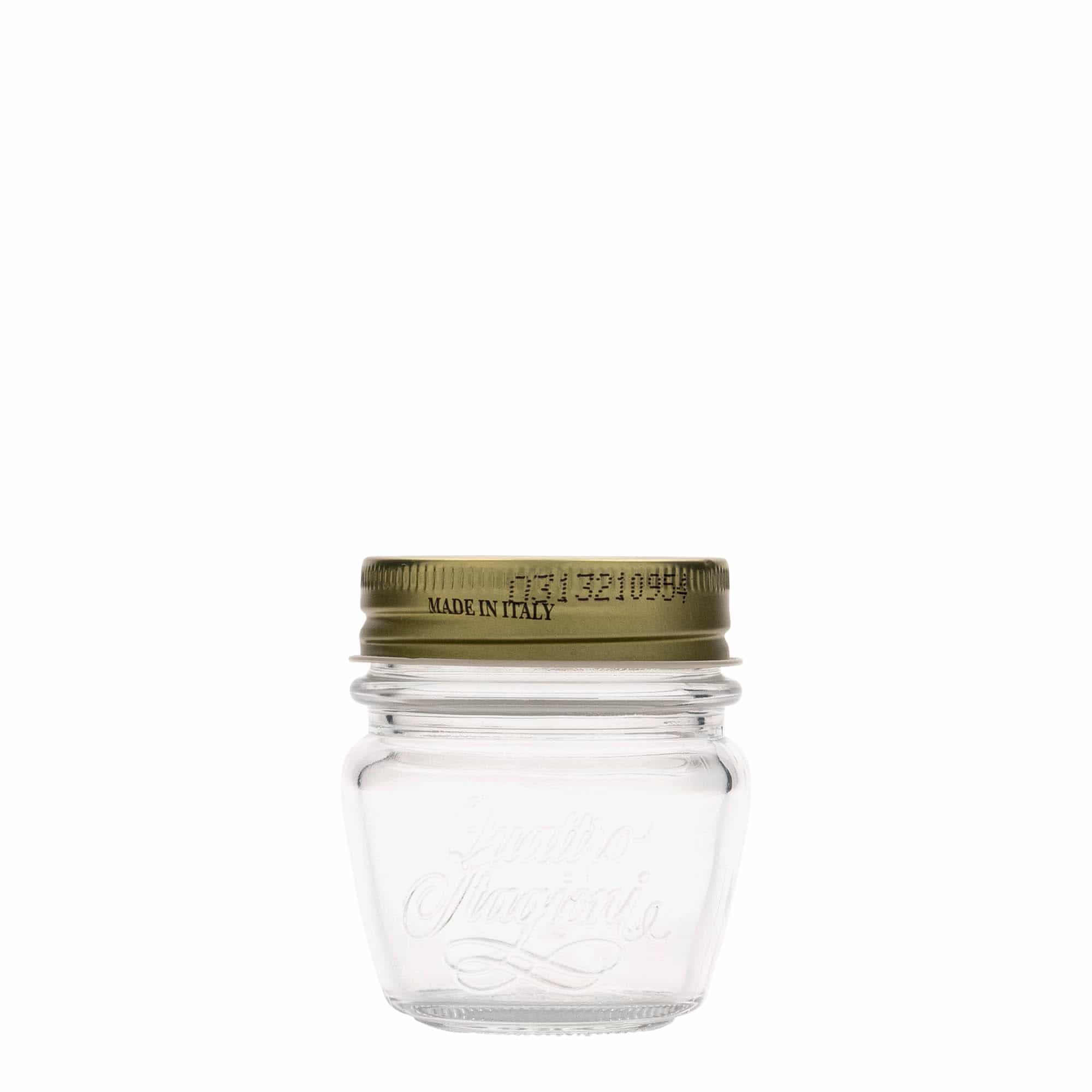 80 ml borcan pentru bijuterii „Quattro Stagioni”, gura: capac cu filet