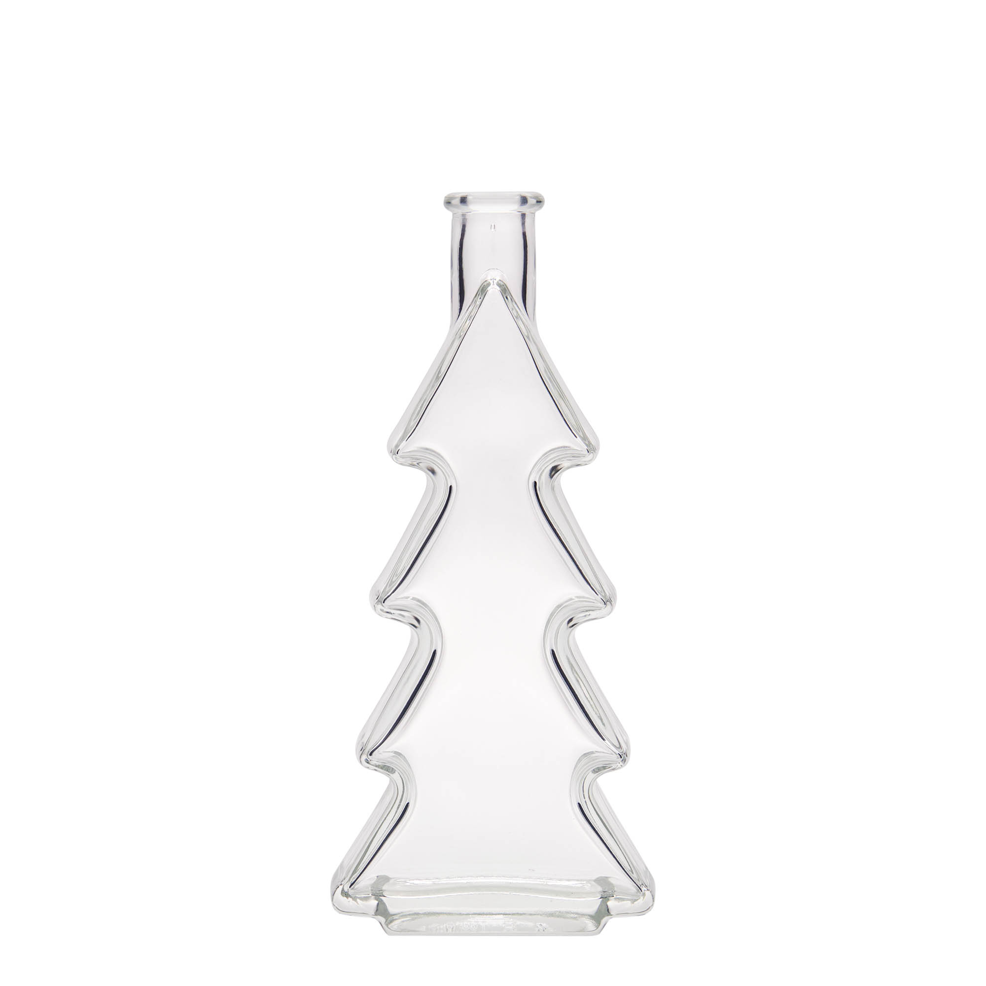 Sticlă de sticlă de 200 ml „Brad”, gura: dop de plută