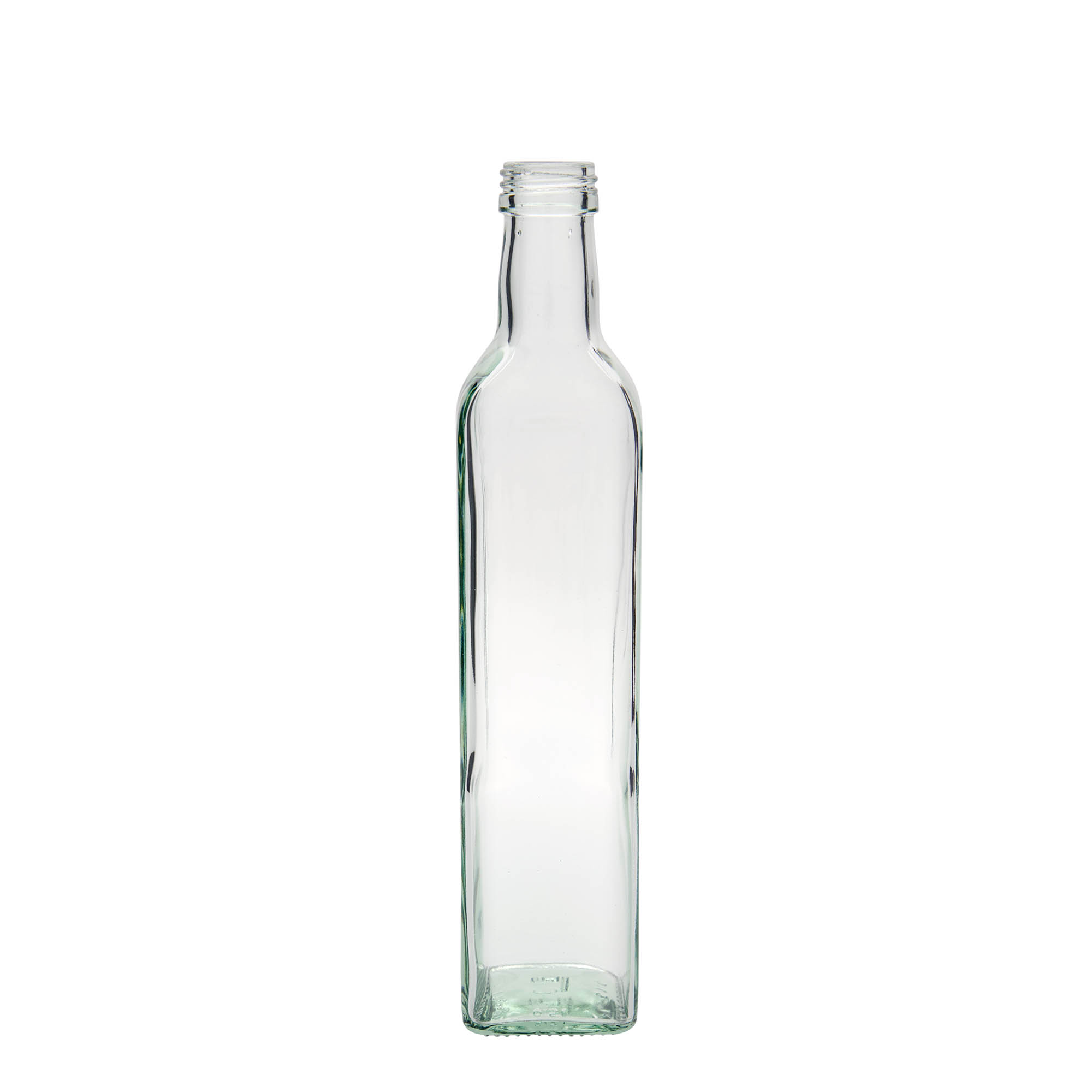 Sticlă de sticlă de 500 ml „Marasca”, pătrată, gura: PP 31,5
