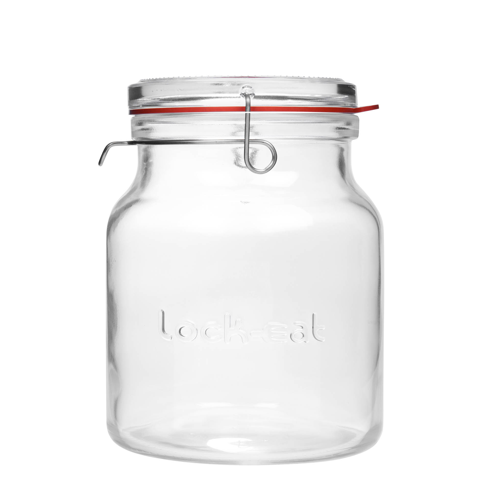 2.000 ml borcan cu clemă metalică „Lock-Eat”, gura borcanului: închidere cu clemă metalică