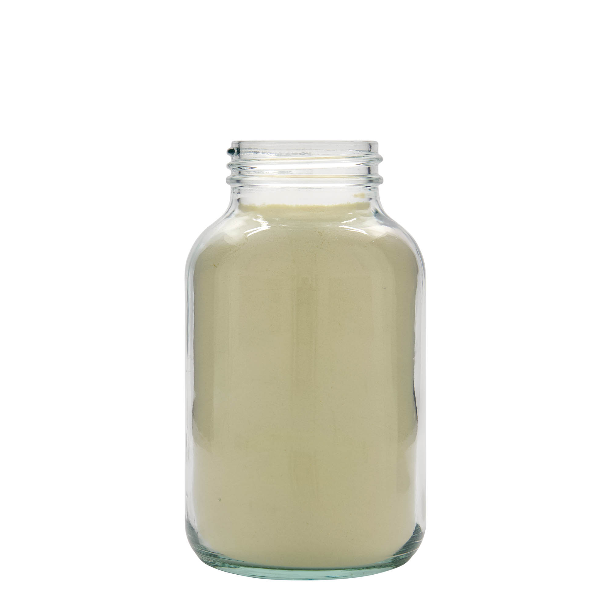1.000 ml borcan cu gât larg, deschidere: DIN 68