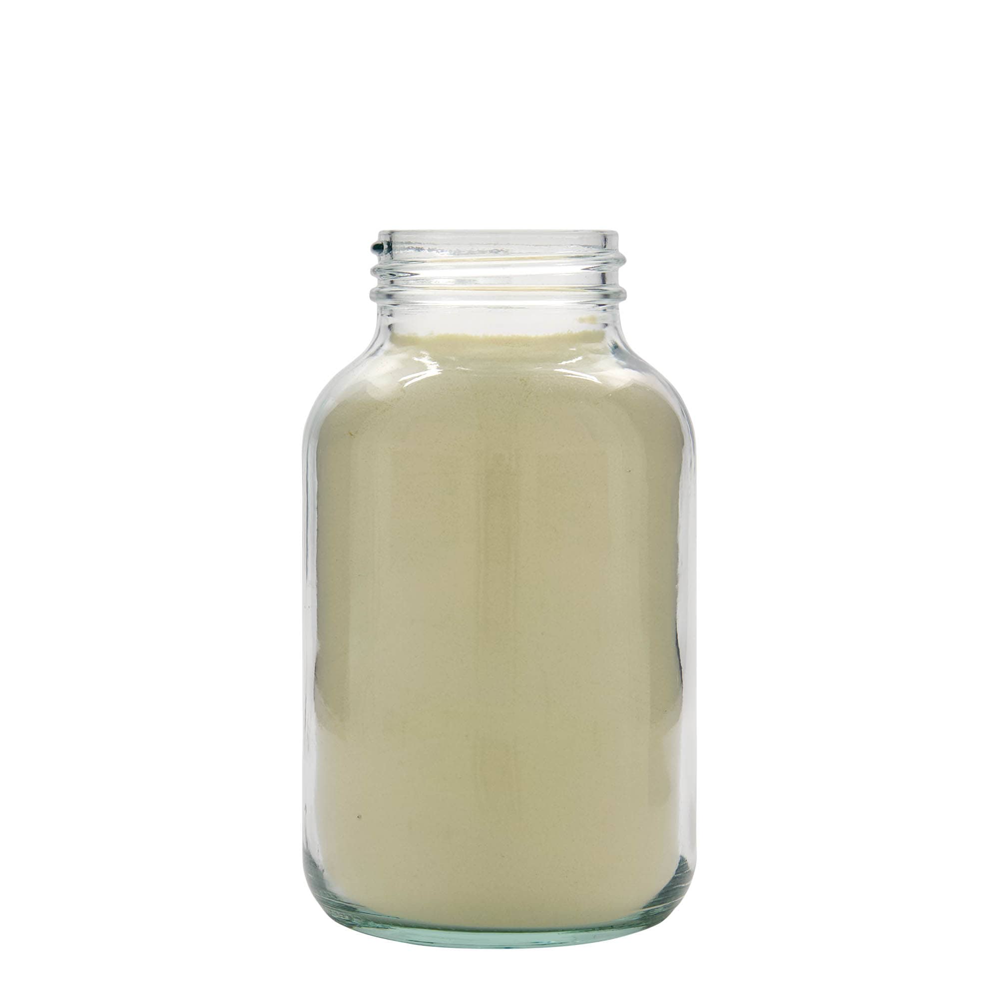 1.000 ml borcan cu gât larg, deschidere: DIN 68