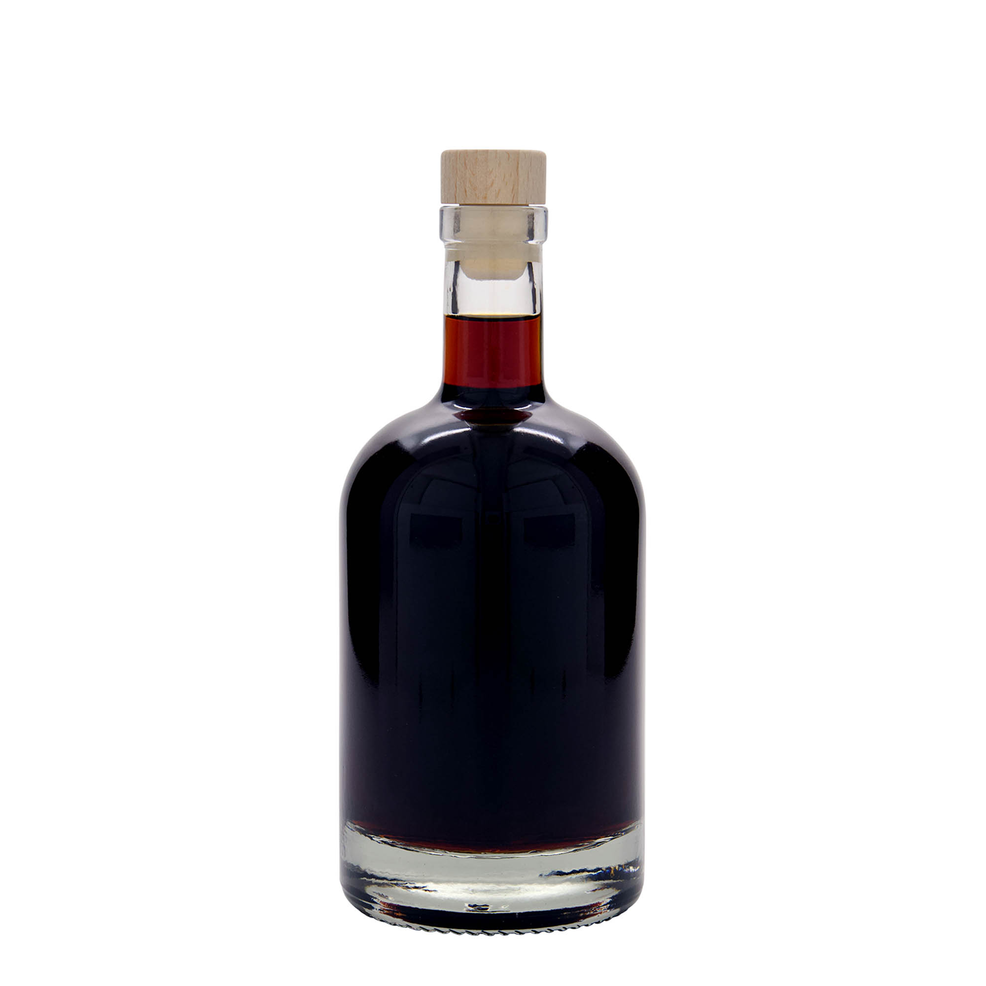 Sticlă de sticlă de 500 ml „First Class”, gura: dop de plută Sticlă de sticlă de 500 ml „First Class”, gura: dop de plută