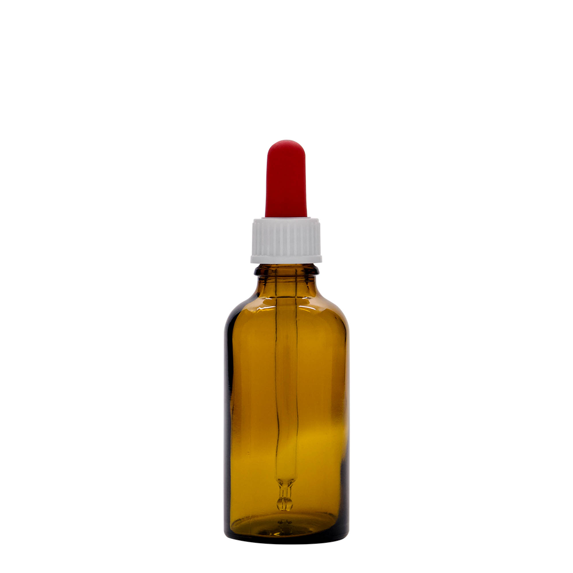 Flacon cu pipetă 50 ml, medical, sticlă, maro-roșu, gura: DIN 18 Flacon cu pipetă 50 ml, medical, sticlă, maro-roșu, gura: DIN 18