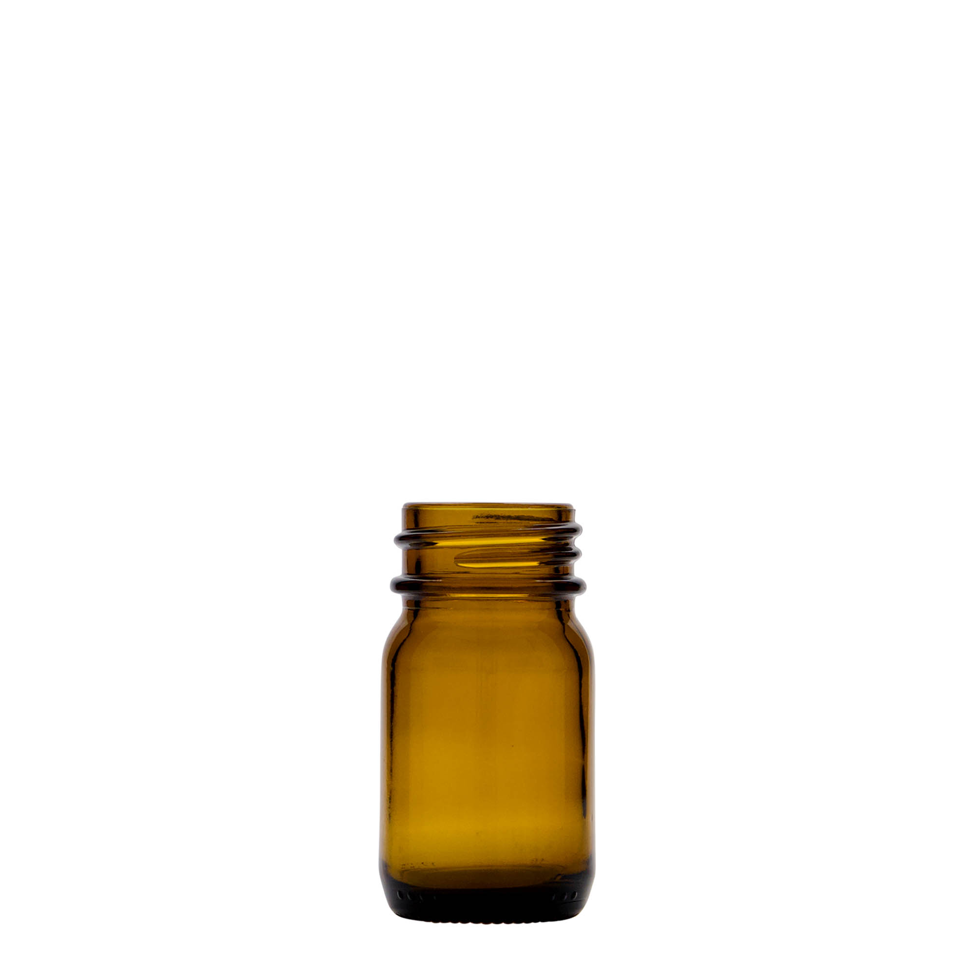 30 ml sticlă cu gât larg, maro, gură: DIN 32 30 ml sticlă cu gât larg, maro, gură: DIN 32