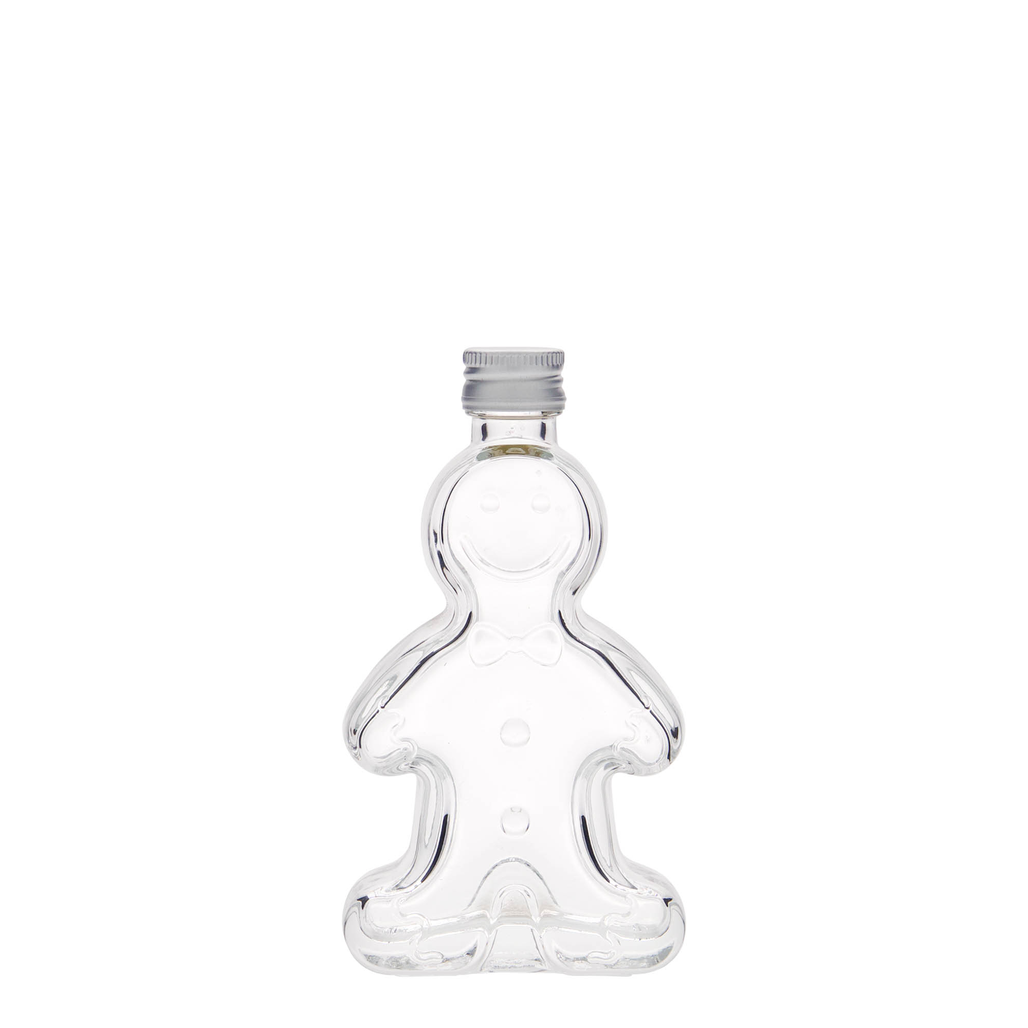 Sticlă de sticlă de 50 ml „Omuleț de turtă dulce”, gura: PP 18