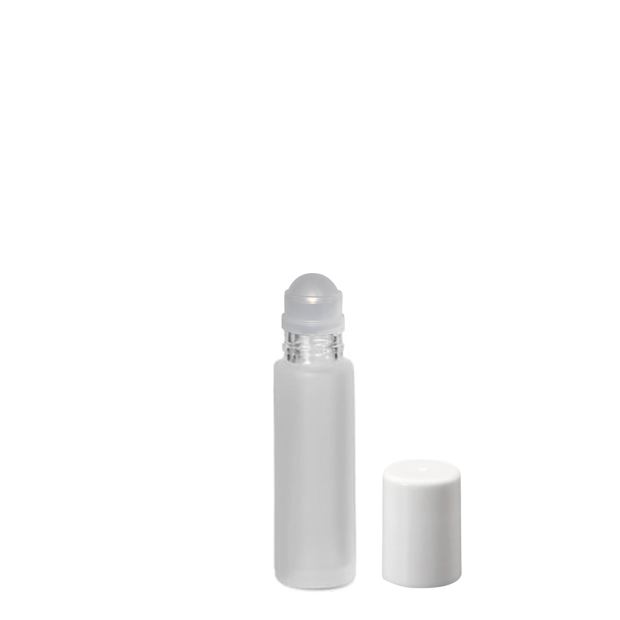 Sticlă roll-on de 10 ml, sticlă, mată, gât: capac cu filet