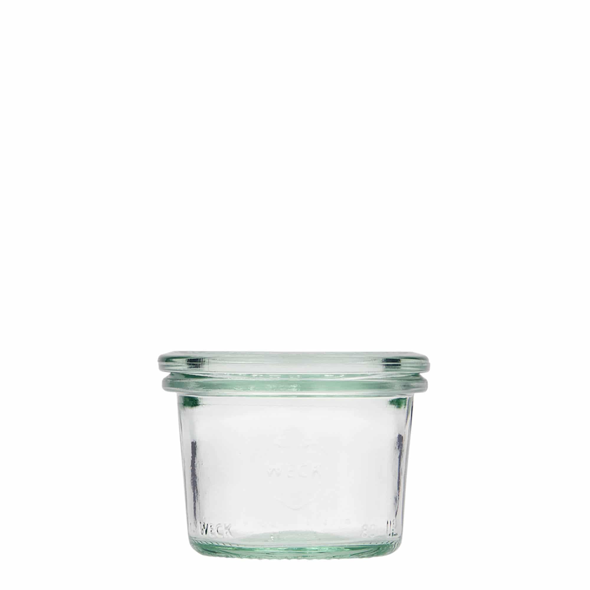80 ml borcan WECK cu gura rotundă, margine rotundă