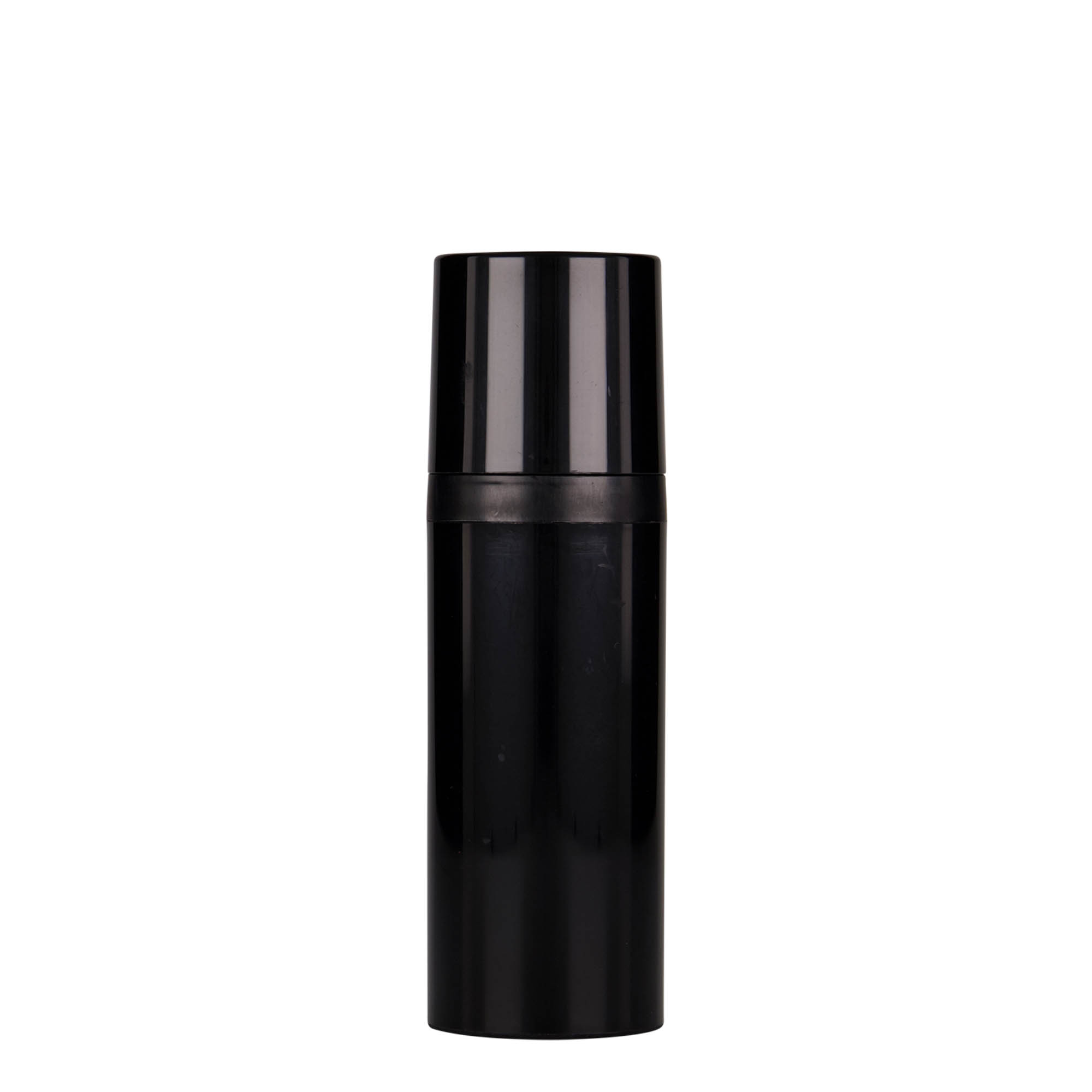 50 ml dozator airless „Mezzo”, plastic PP, negru 50 ml dozator airless „Mezzo”, plastic PP, negru