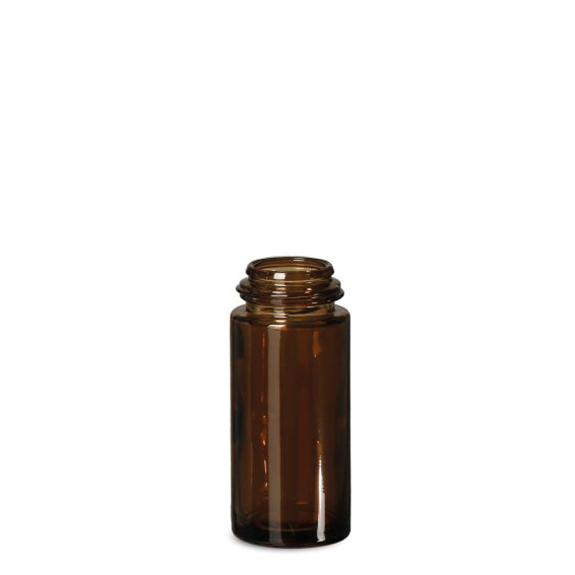 Sticlă roll-on de 50 ml, sticlă, maro, gura: capac cu filet Sticlă roll-on de 50 ml, sticlă, maro, gura: capac cu filet