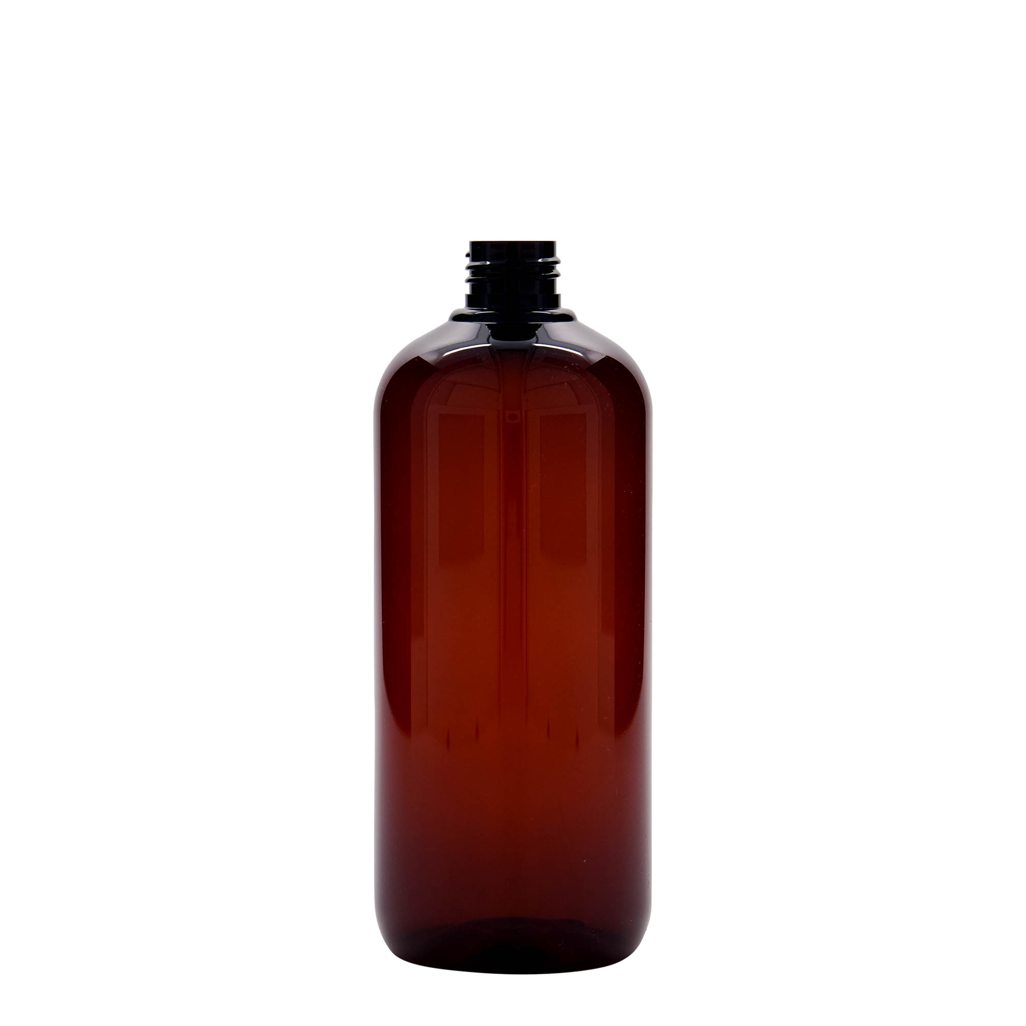 Sticlă din plastic reciclat 500 ml „Victor's Best”, PCR, maro, gura: 24/410 Sticlă din plastic reciclat 500 ml „Victor's Best”, PCR, maro, gura: 24/410