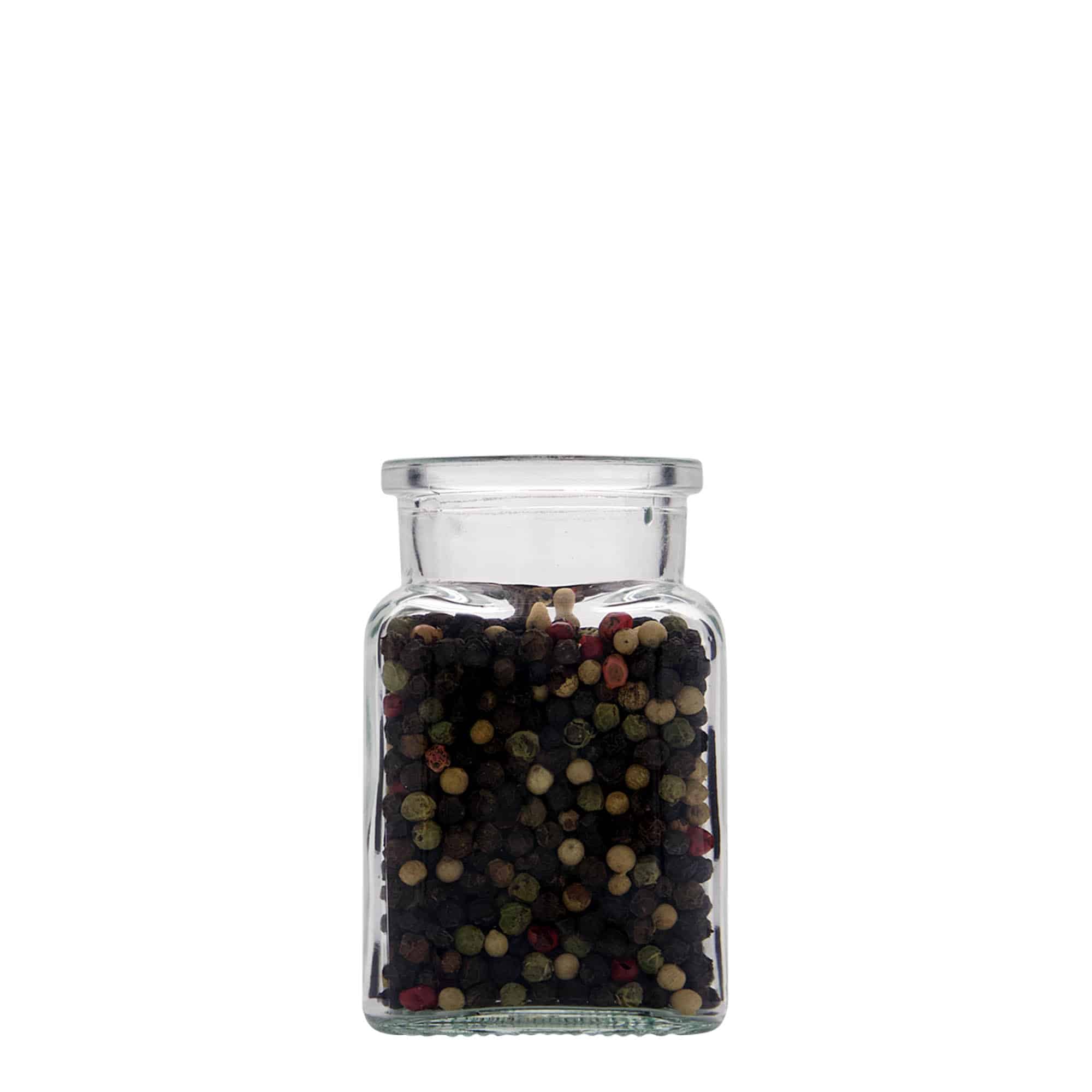 150 ml borcan cu dop de plută, pătrat, gura: plută