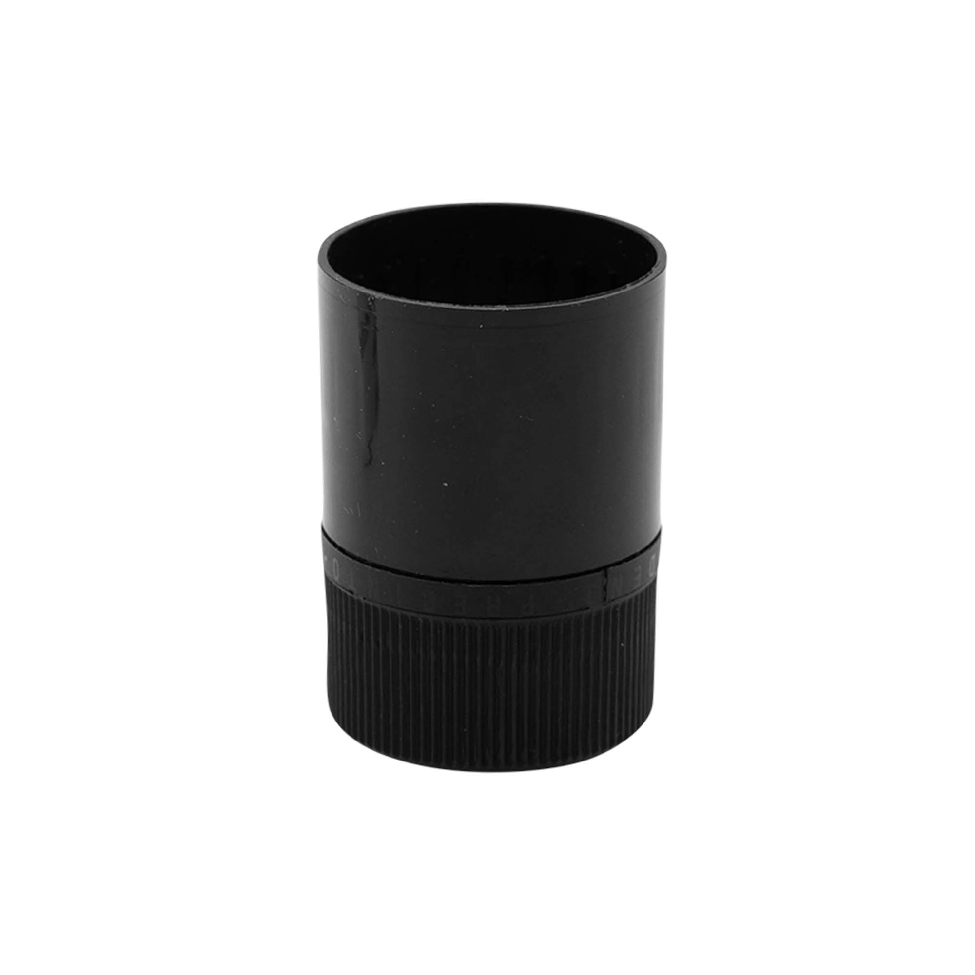 Sigiliu original DOP cu dispozitiv de turnare, plastic PE, negru Sigiliu original DOP cu dispozitiv de turnare, plastic PE, negru