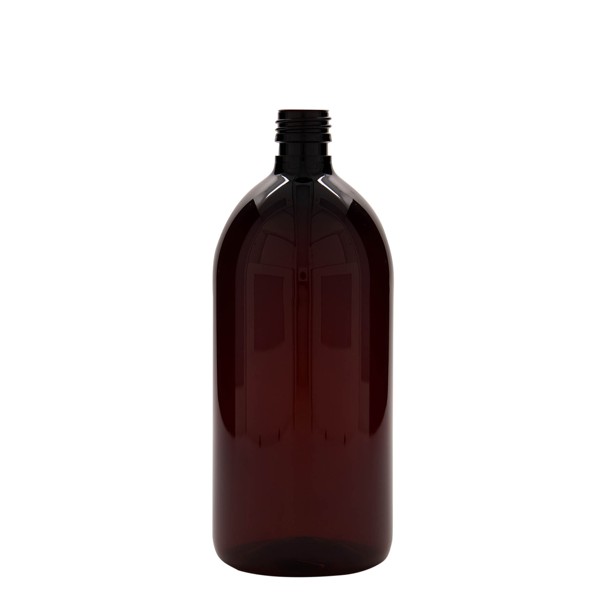 1.000 ml sticlă medicală PET, maro, plastic, gura: PP 28 1.000 ml sticlă medicală PET, maro, plastic, gura: PP 28