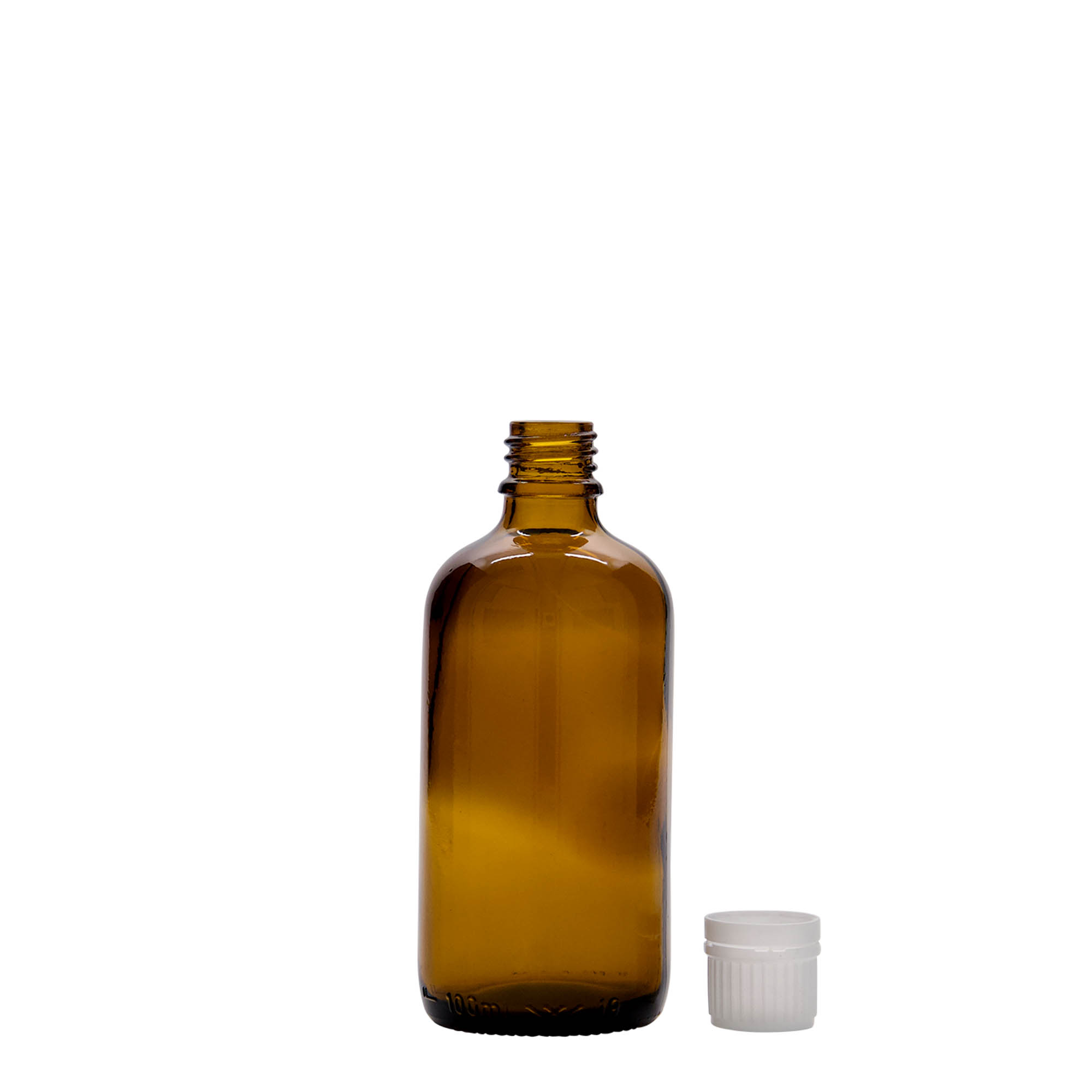 100 ml sticlă medicală, sticlă, maro, gura: DIN 18 100 ml sticlă medicală, sticlă, maro, gura: DIN 18