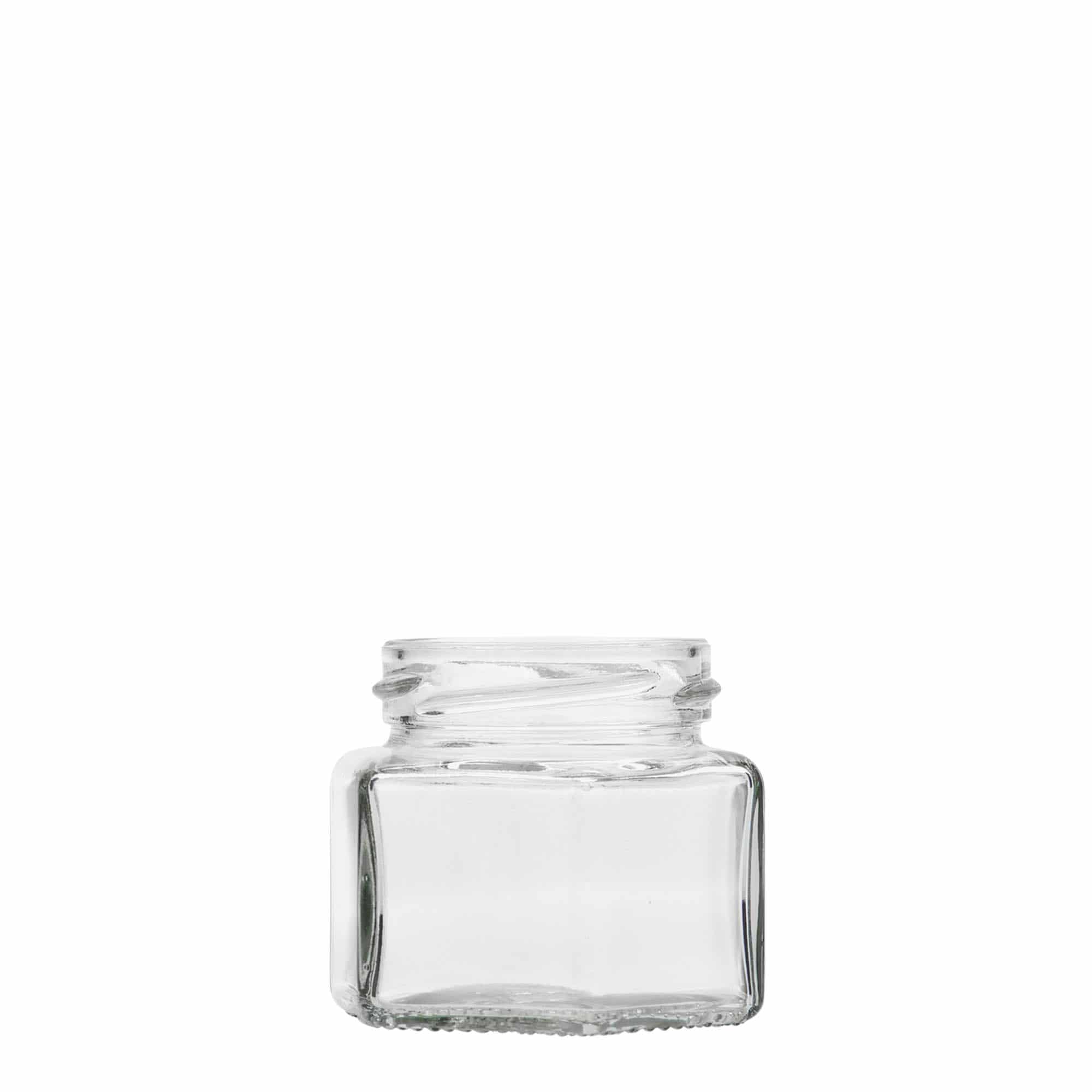 106 ml borcan hexagonal, gură: twist-off (TO 53)